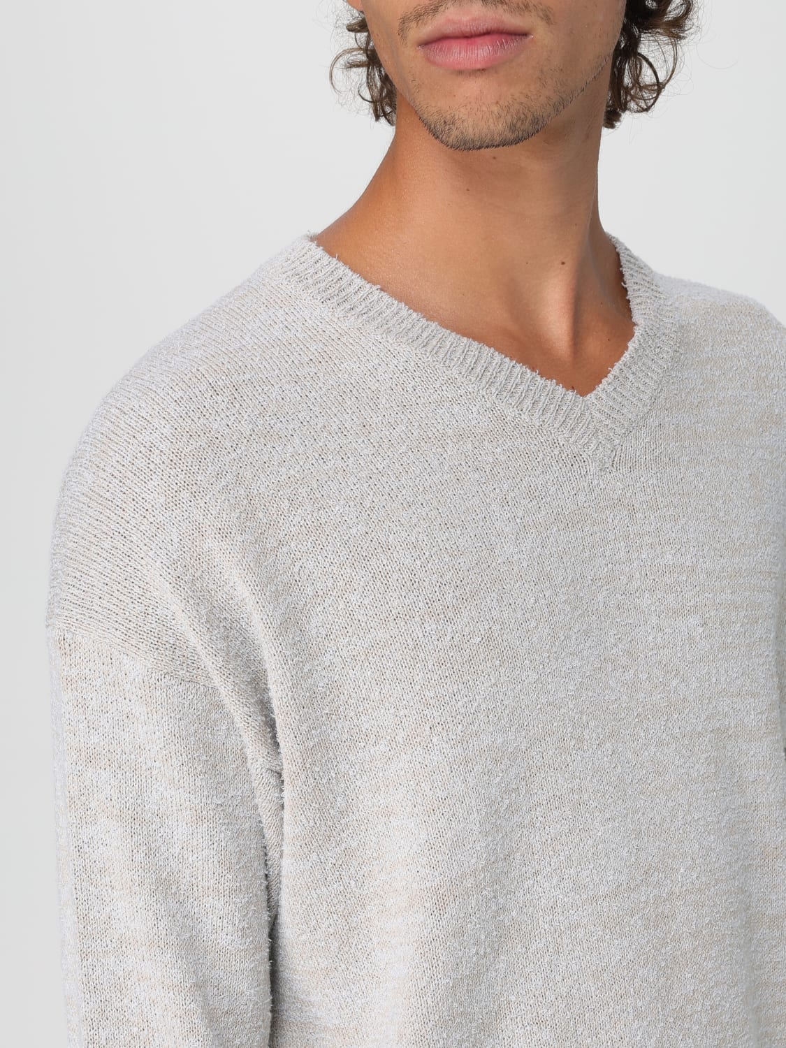 MAISON MARGIELA SWEATER: Sweater men Maison Margiela, Beige - Img 5