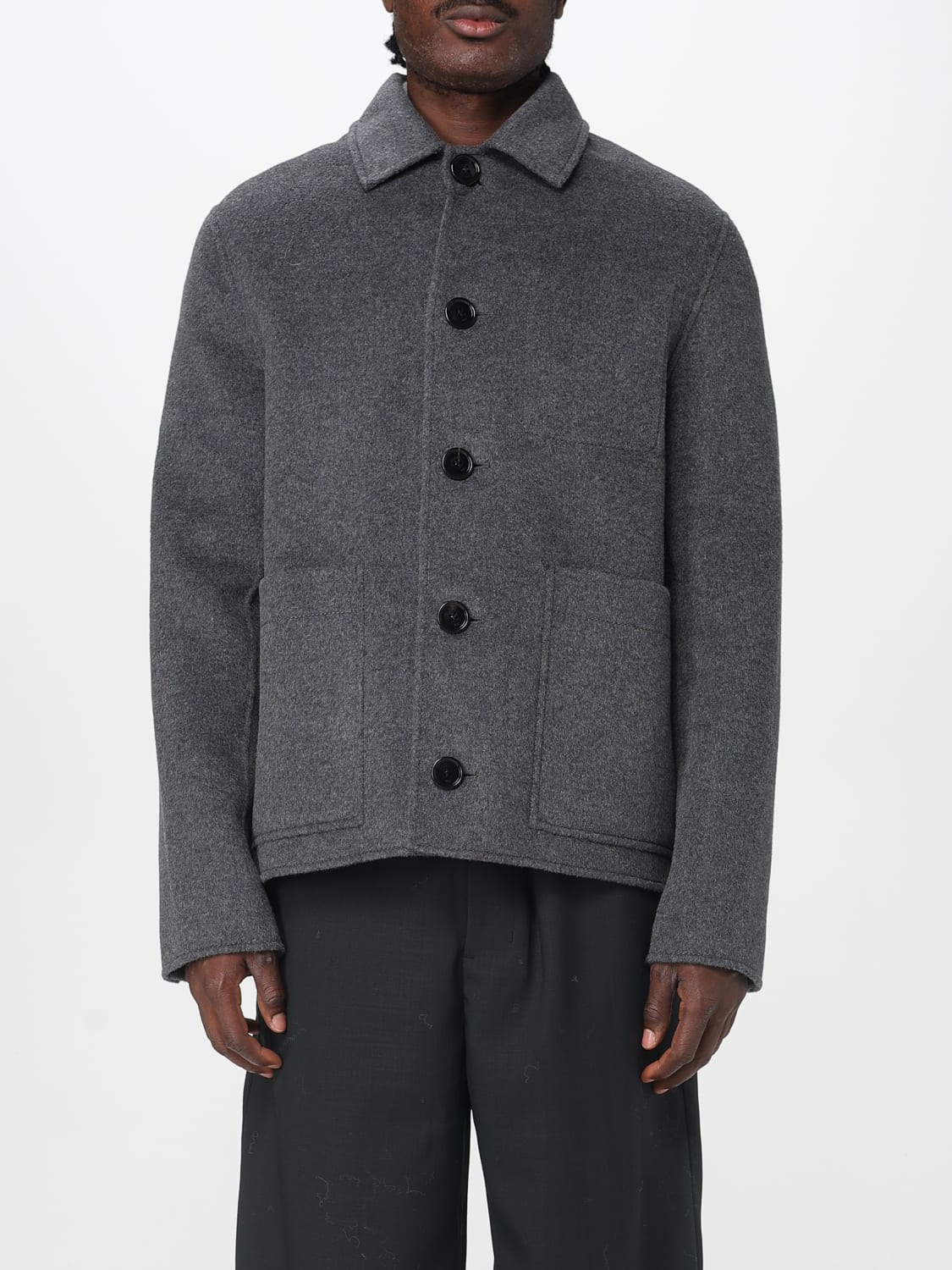 AMI PARIS JACKET: Jacket men Ami Paris, Grey - Img 1