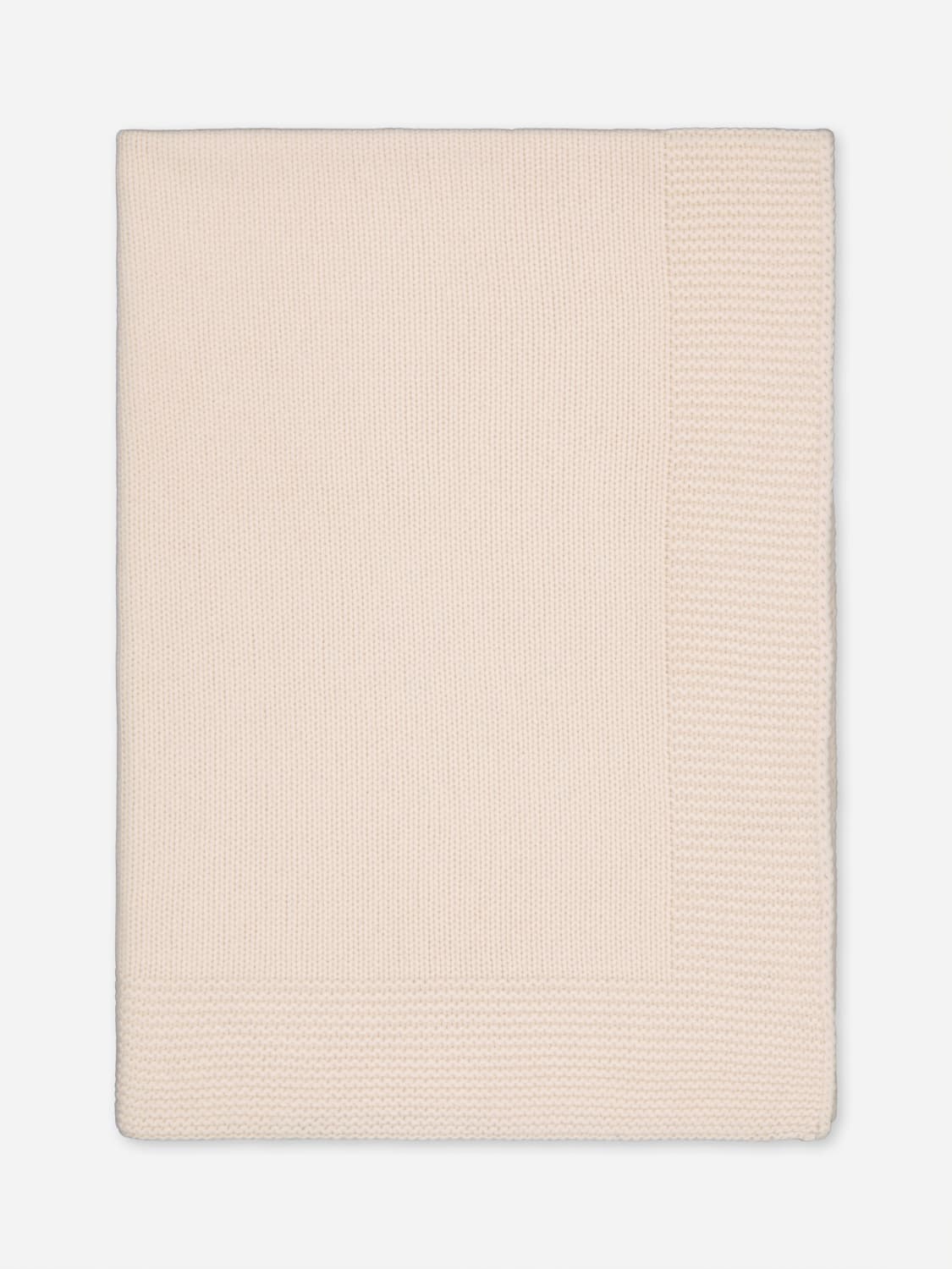 BOBBIN & TRICOT COPERTINA: Copertina in cashmere Bobbin & Tricot, Avorio - Img 1