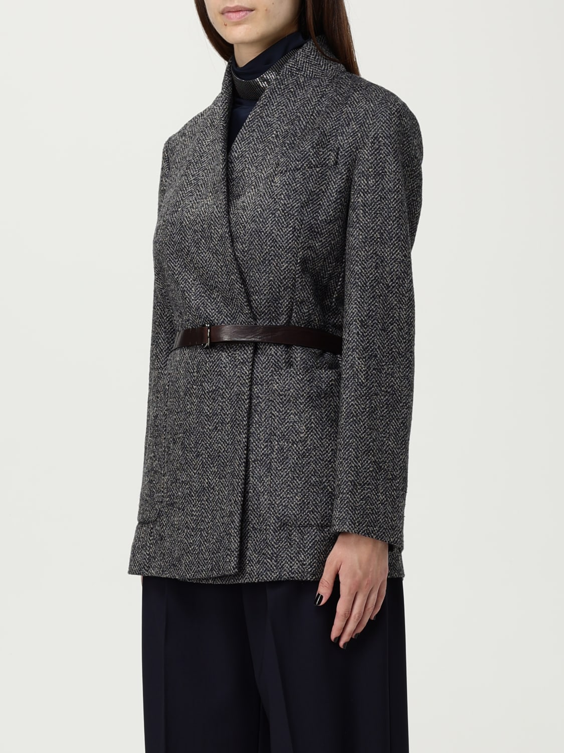 BRUNELLO CUCINELLI VESTE: Veste femme Brunello Cucinelli, Ocre - Img 4