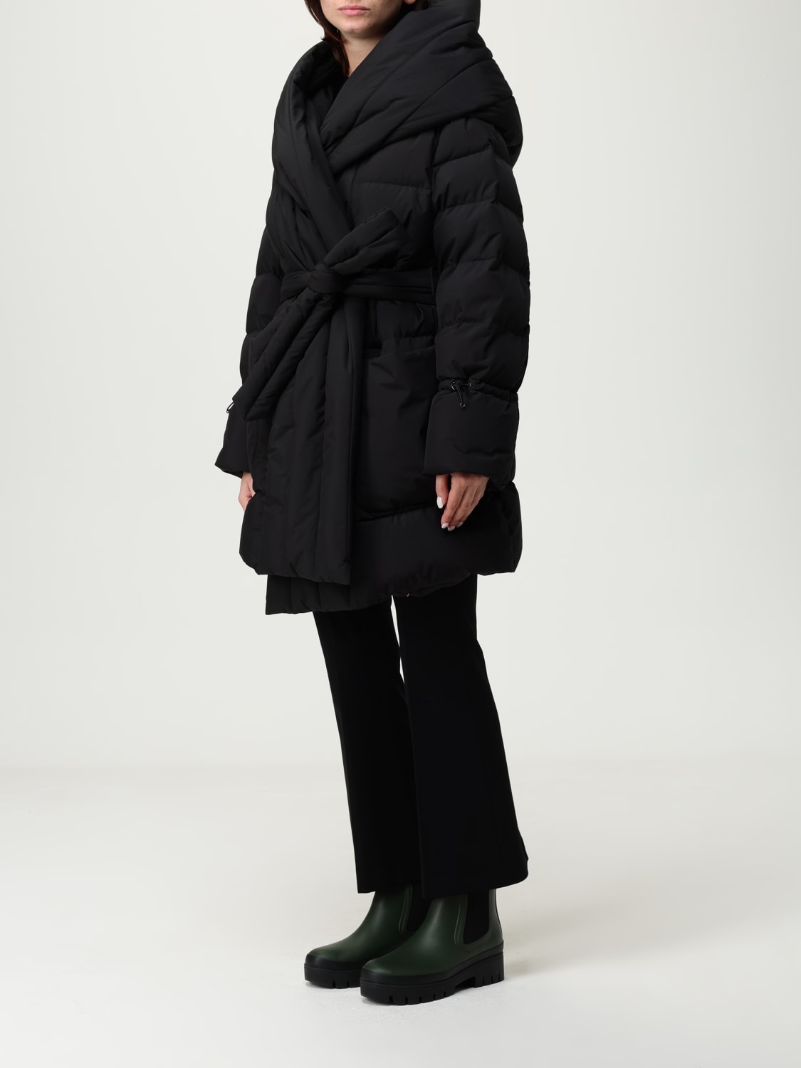 MOORER JACKE: Mantel damen Moorer, Schwarz - Img 3