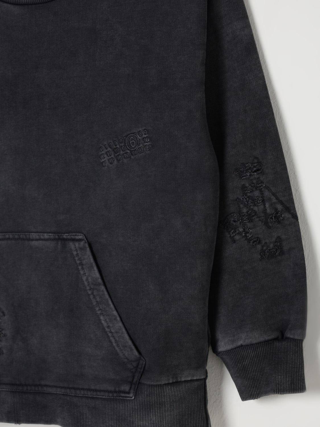 MM6 MAISON MARGIELA PULLOVER: Pullover kinder Mm6 Maison Margiela, Schwarz - Img 3