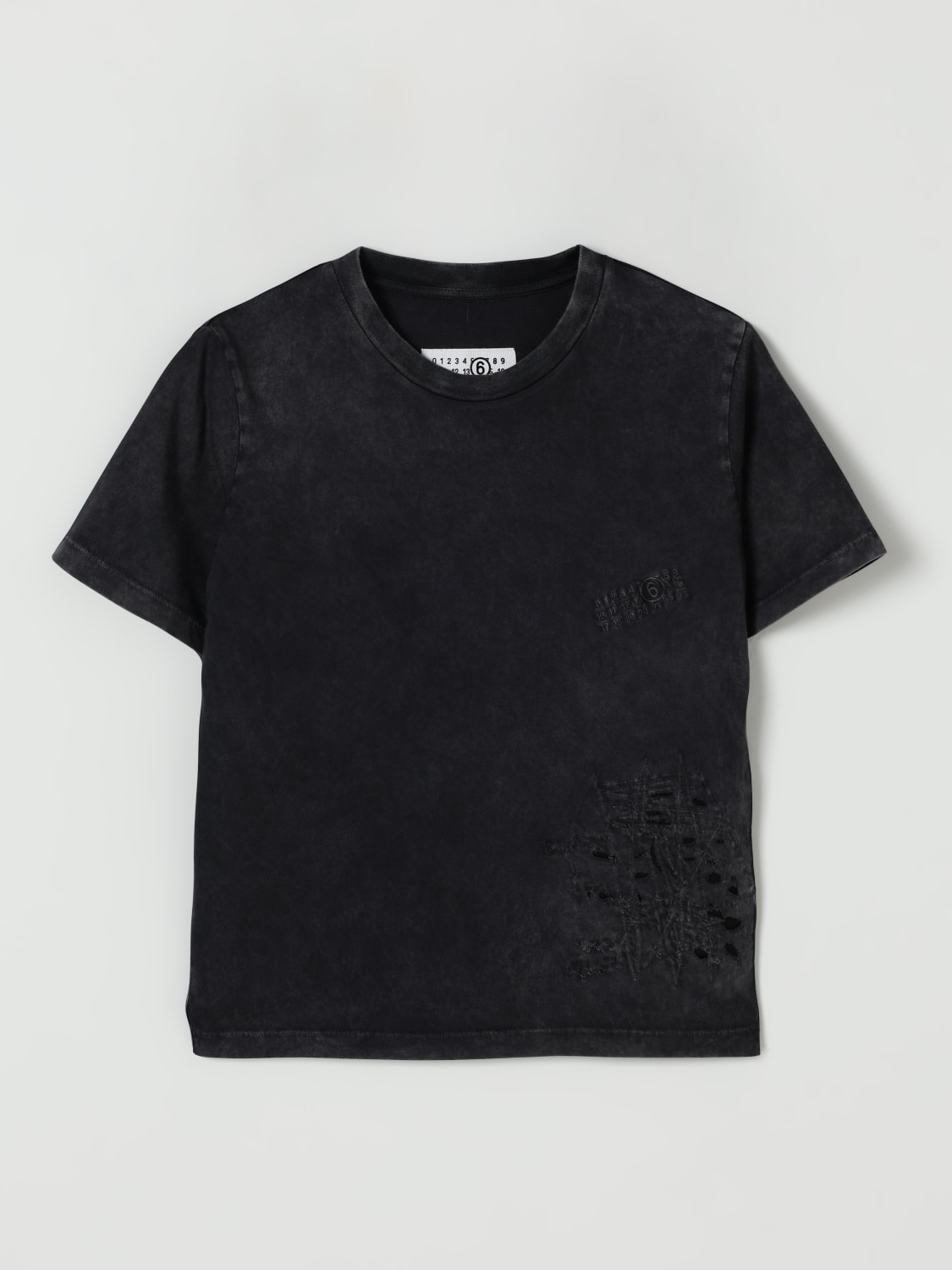 MM6 MAISON MARGIELA CAMISETA: Camiseta niños Mm6 Maison Margiela, Negro - Img 1