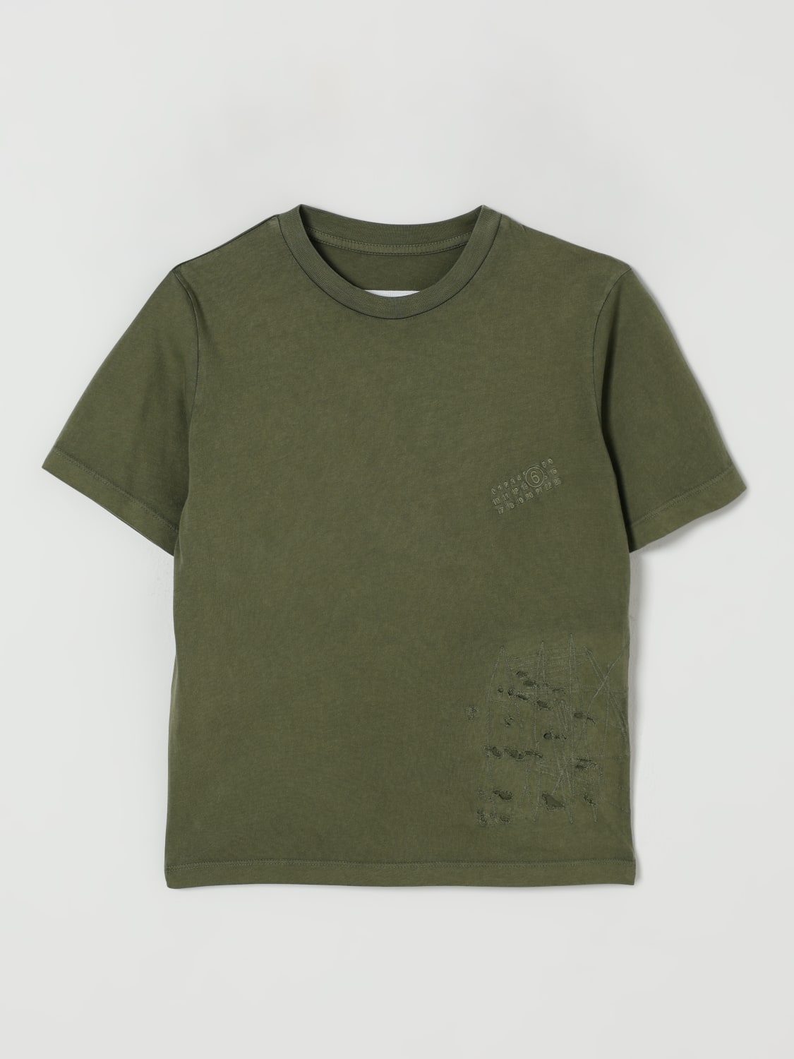 MM6 MAISON MARGIELA T-SHIRT: T-shirt enfant Mm6 Maison Margiela, Vert - Img 1