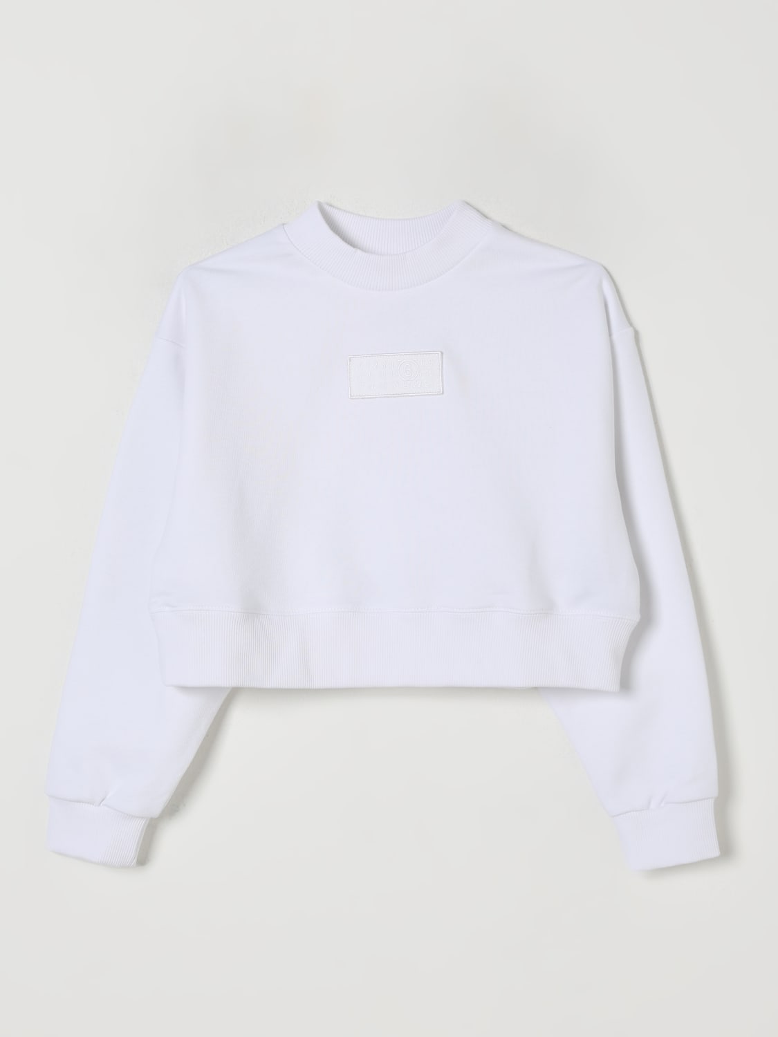 MM6 MAISON MARGIELA PULLOVER: Pullover kinder Mm6 Maison Margiela, Weiß - Img 1