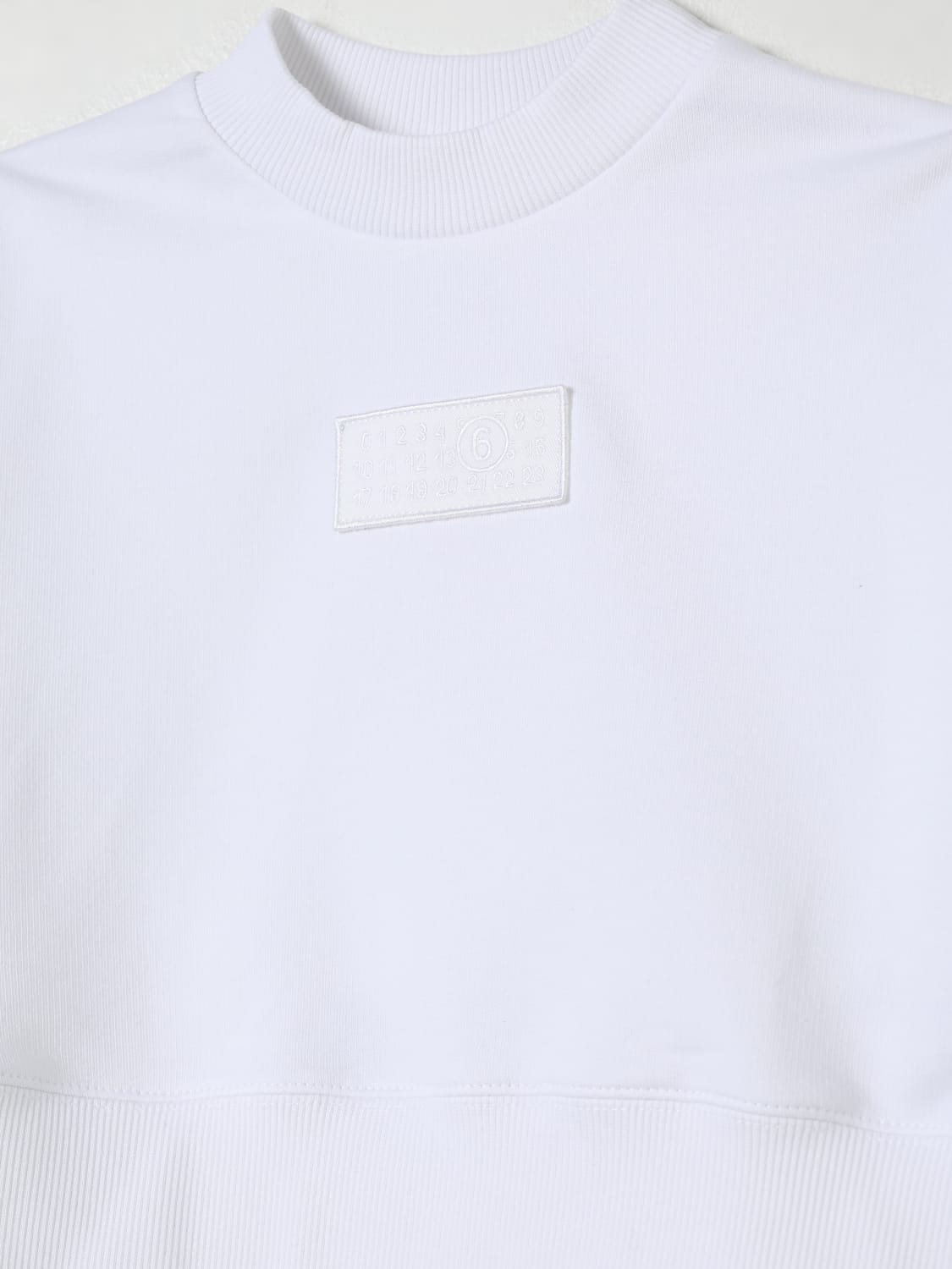 MM6 MAISON MARGIELA PULLOVER: Pullover kinder Mm6 Maison Margiela, Weiß - Img 3