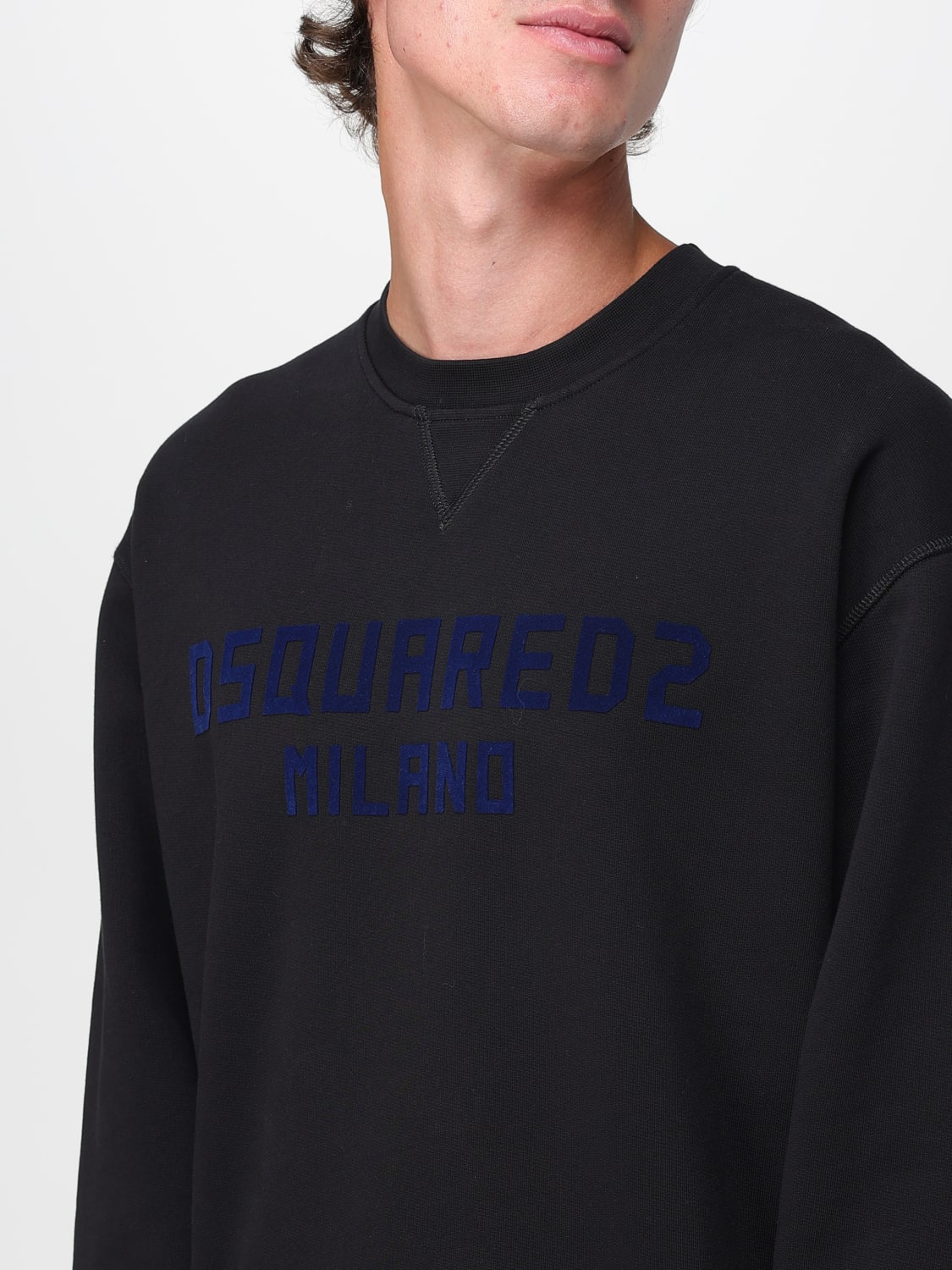 DSQUARED2 SWEATSHIRT: Sweatshirt homme Dsquared2, Noir - Img 3