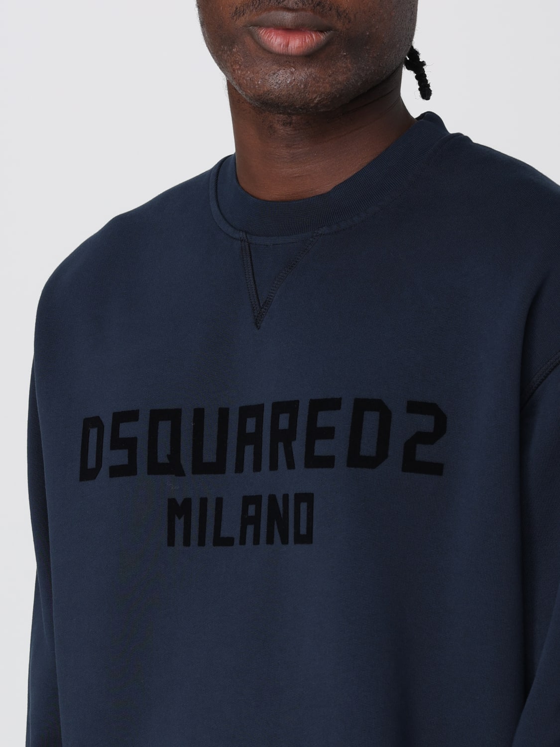 DSQUARED2 SWEATSHIRT: Sweatshirt men Dsquared2, Navy - Img 3