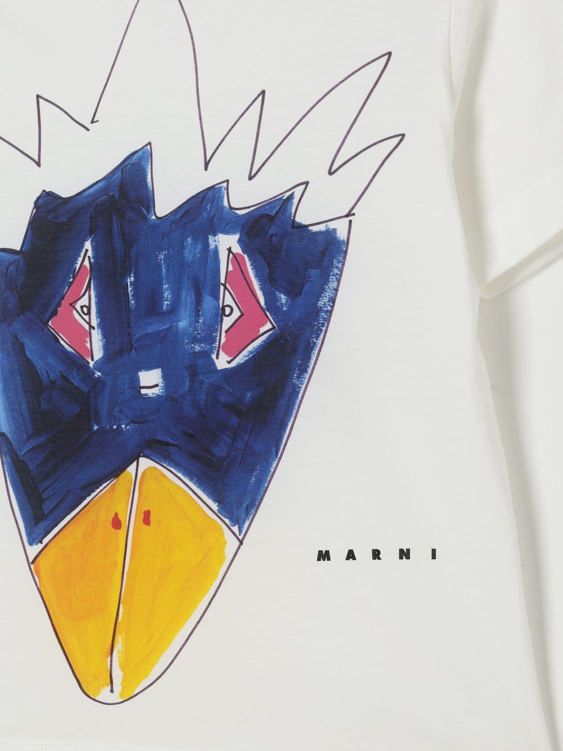 MARNI CAMISETA: Camiseta niños Marni, Crema - Img 3