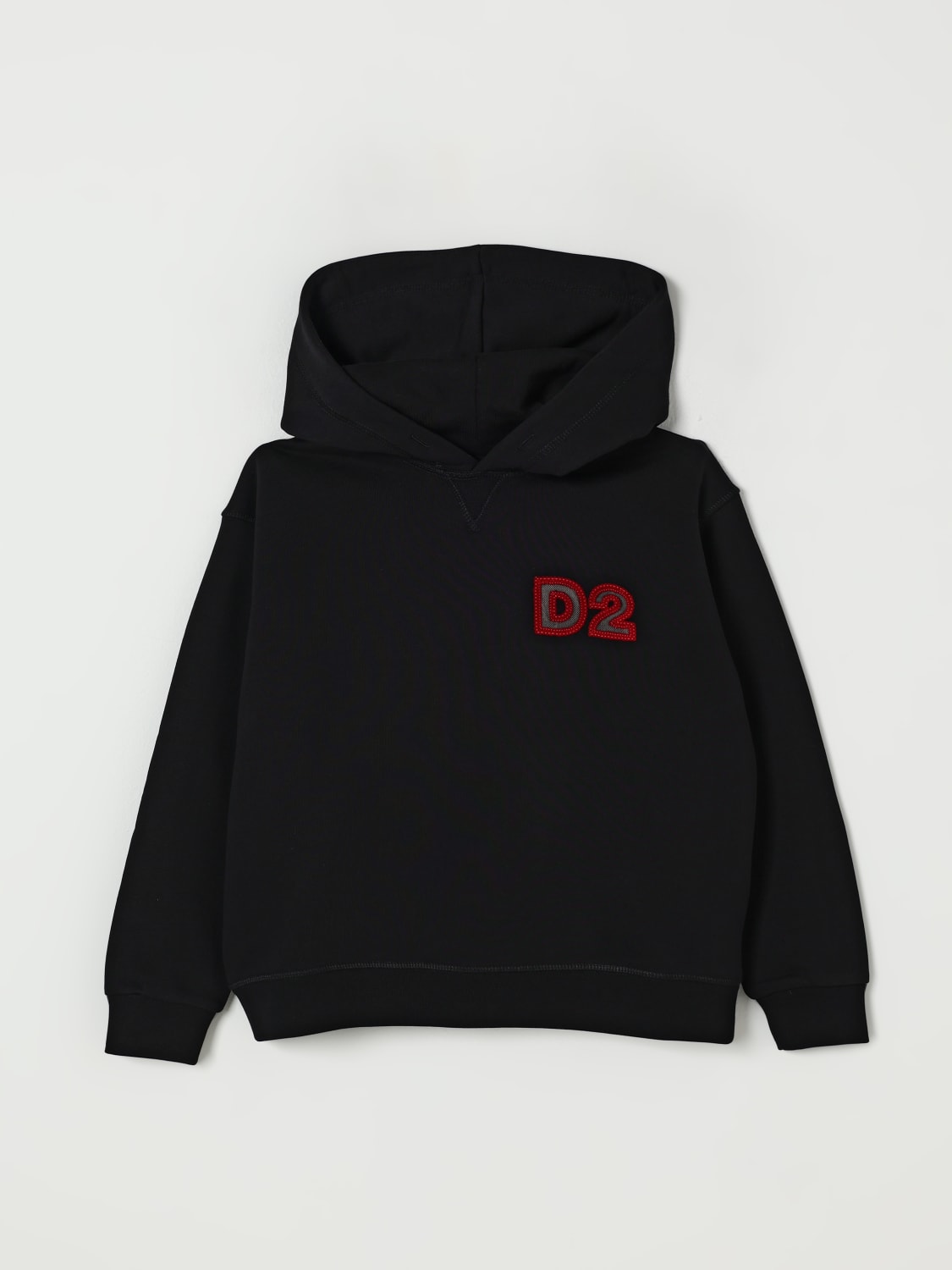 DSQUARED2 SWEATER: Sweater kids Dsquared2, Black - Img 1