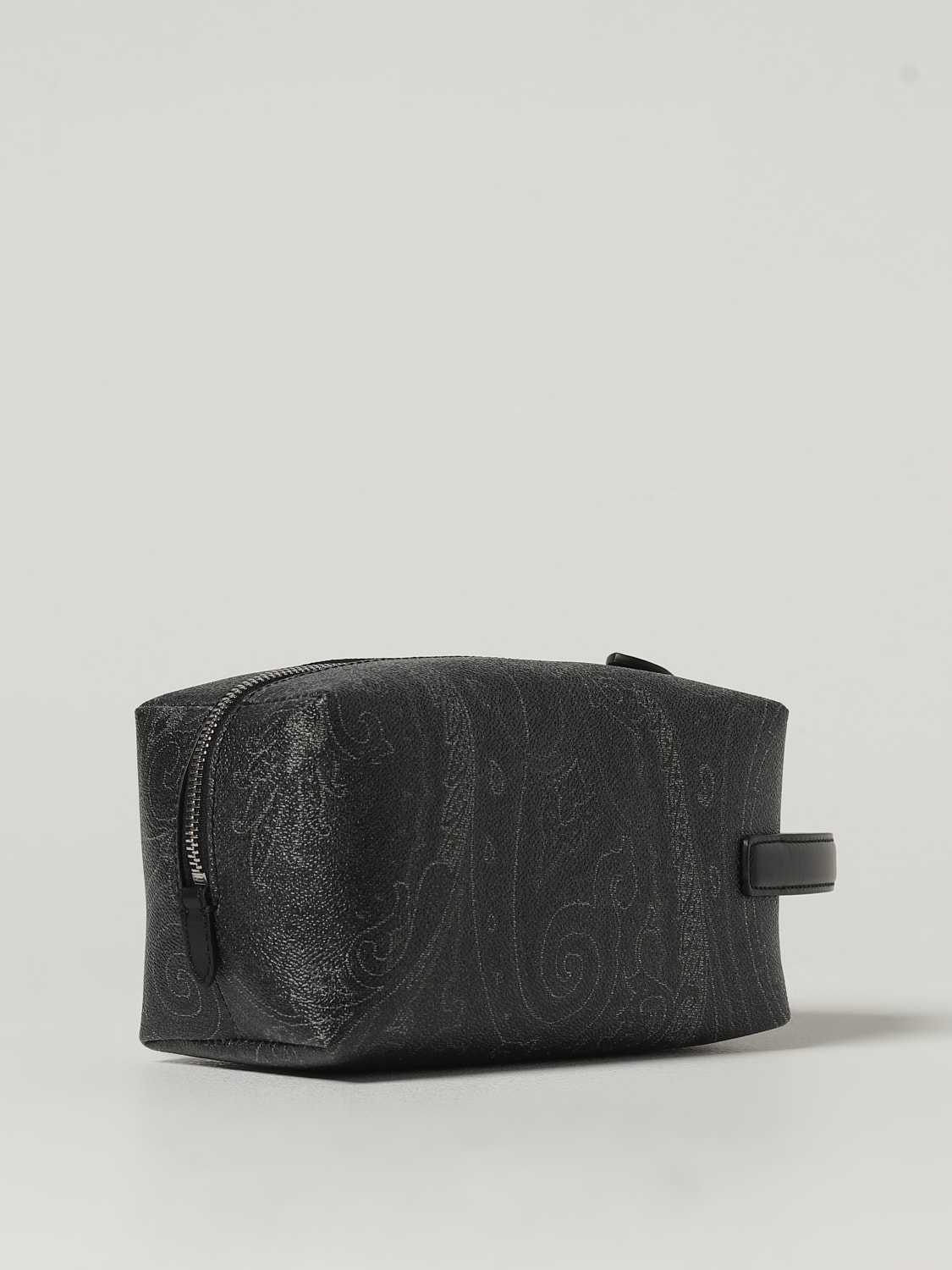 ETRO ACCESSORI BEAUTY: Beauty case Etro in cotone spalmato , Nero - Img 2