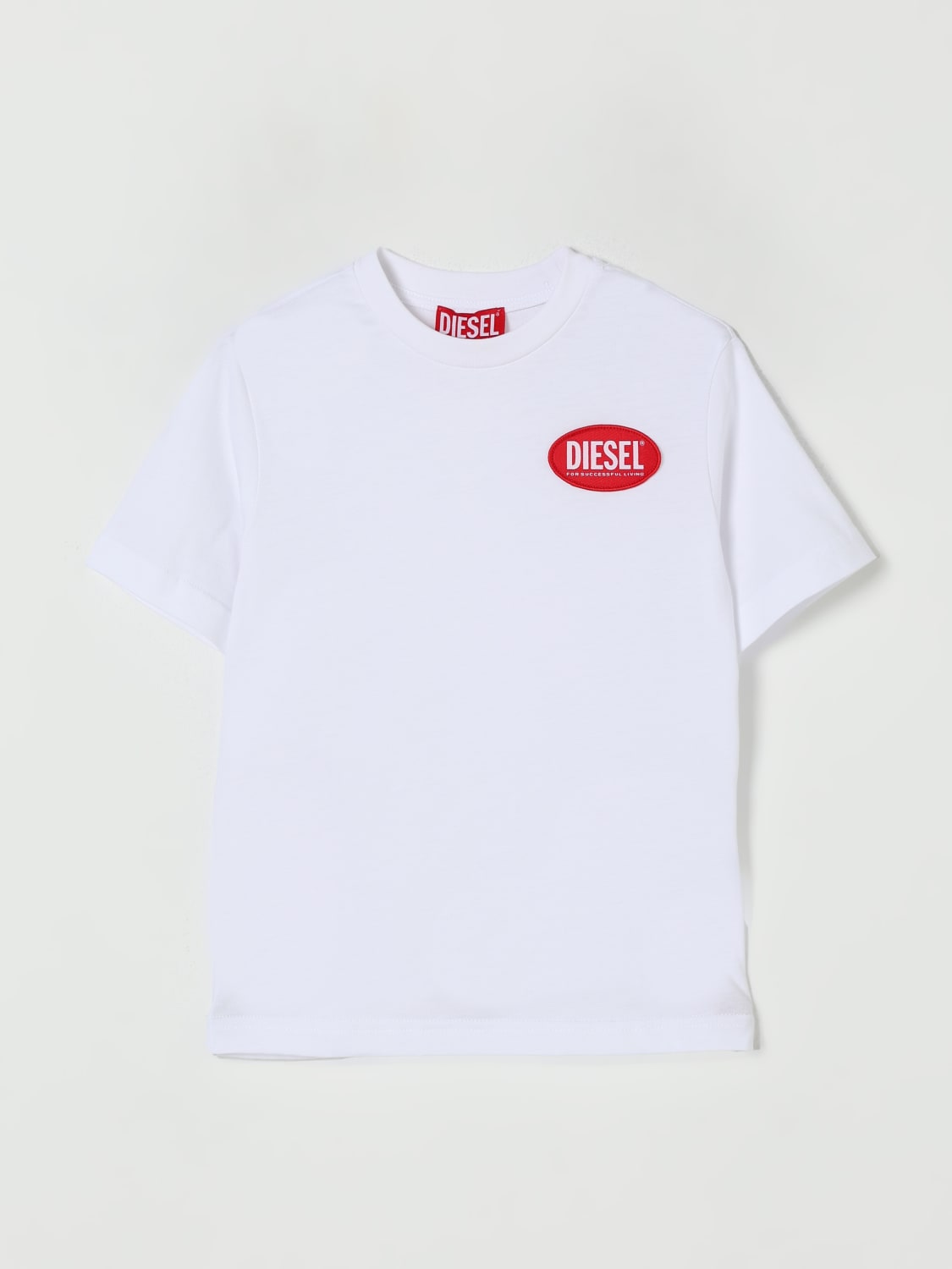 DIESEL T-SHIRT: T-shirt kids Diesel, White - Img 1
