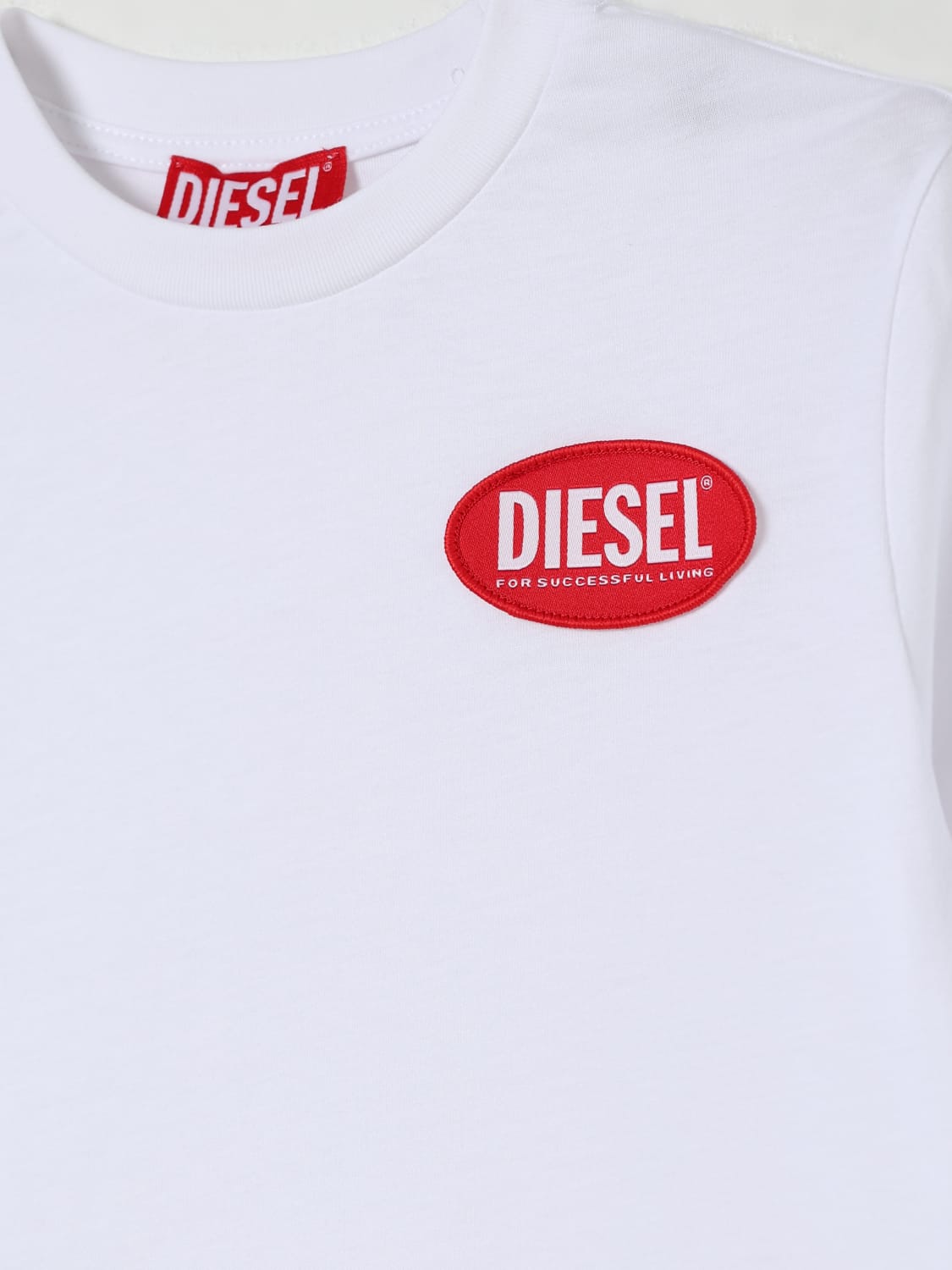 DIESEL T-SHIRT: T-shirt kids Diesel, White - Img 3
