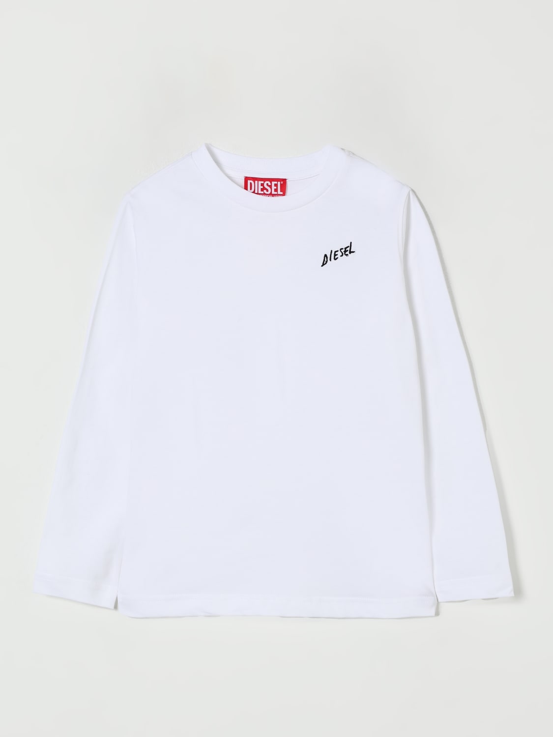 DIESEL T-SHIRT: T-shirt kids Diesel, White - Img 1