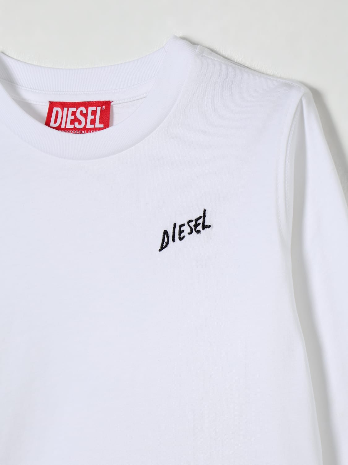 DIESEL T-SHIRT: T-shirt kids Diesel, White - Img 3