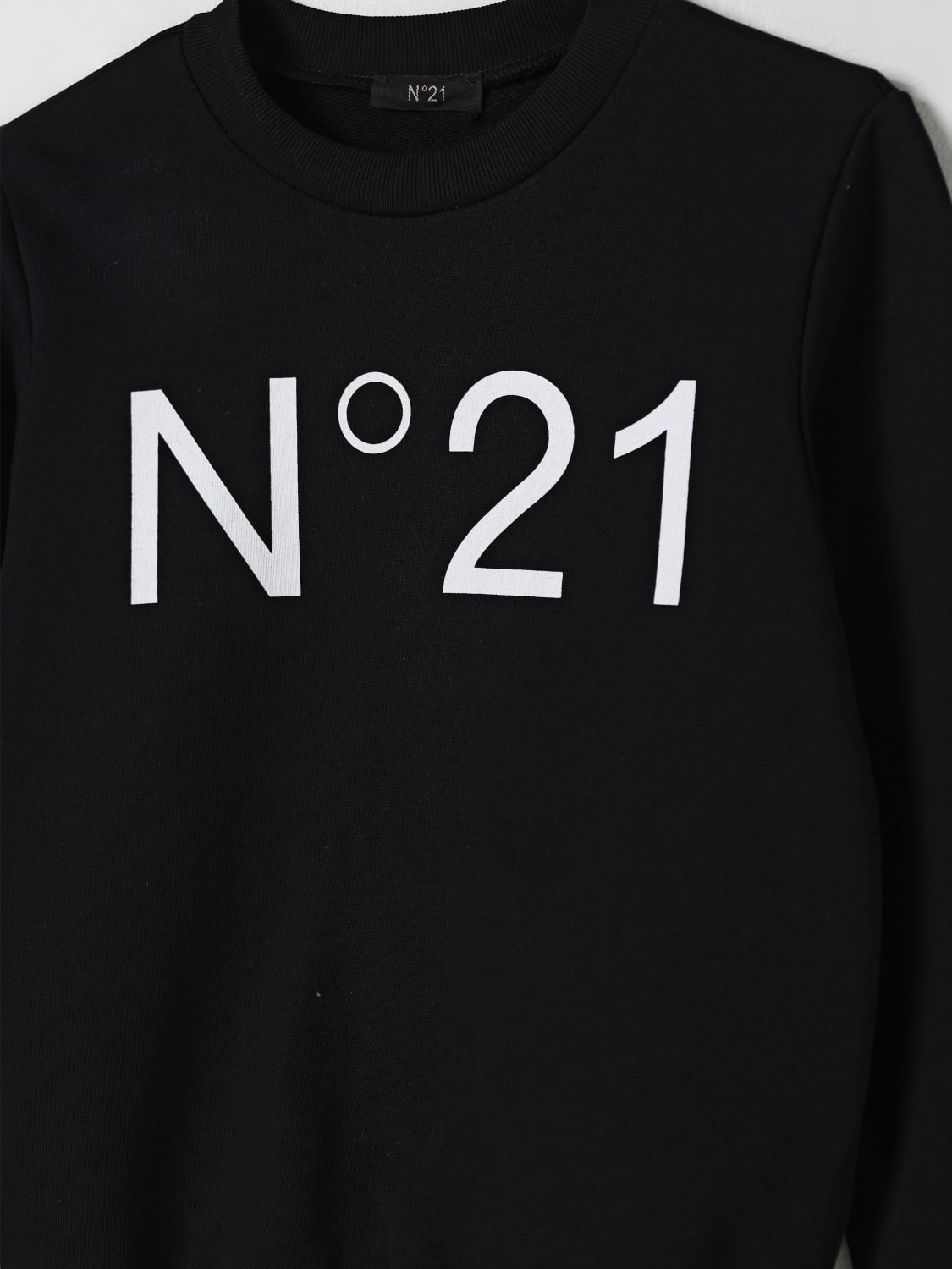 N° 21 SWEATER: Sweater kids N° 21, Black - Img 3