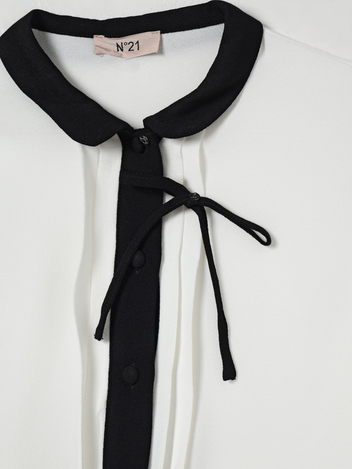 N° 21 BLUSE: Bluse kinder N° 21, Weiß - Img 3