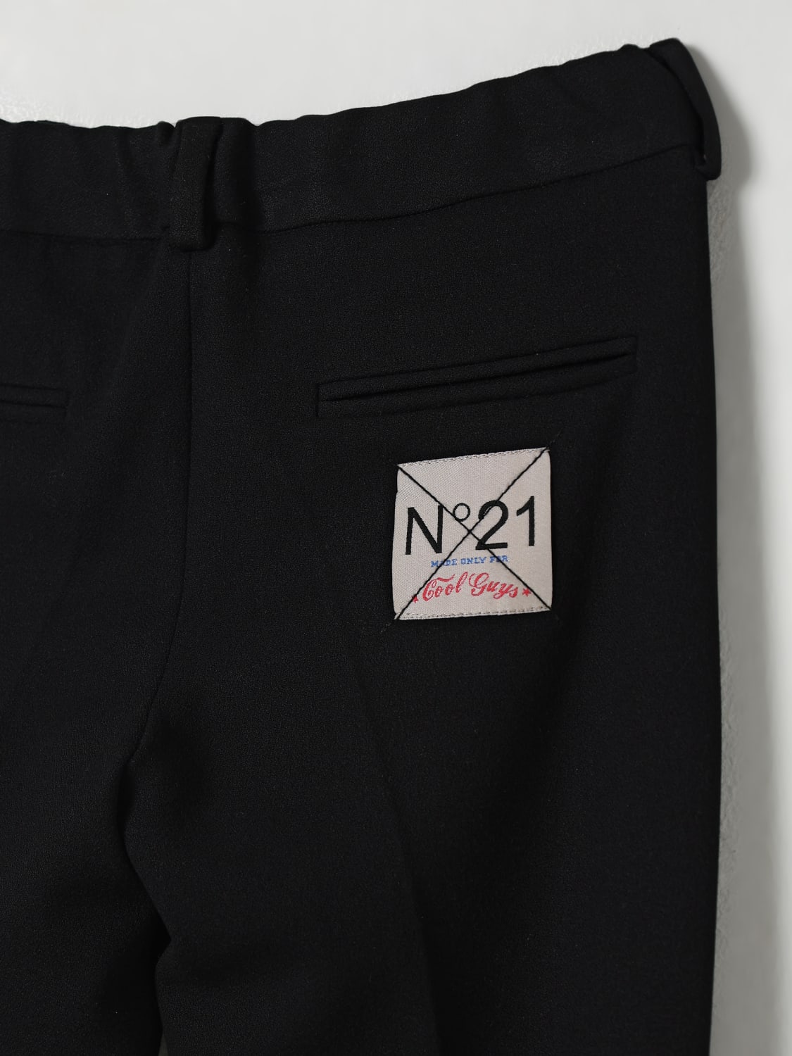 N° 21 PANTS: Pants kids N° 21, Black - Img 3
