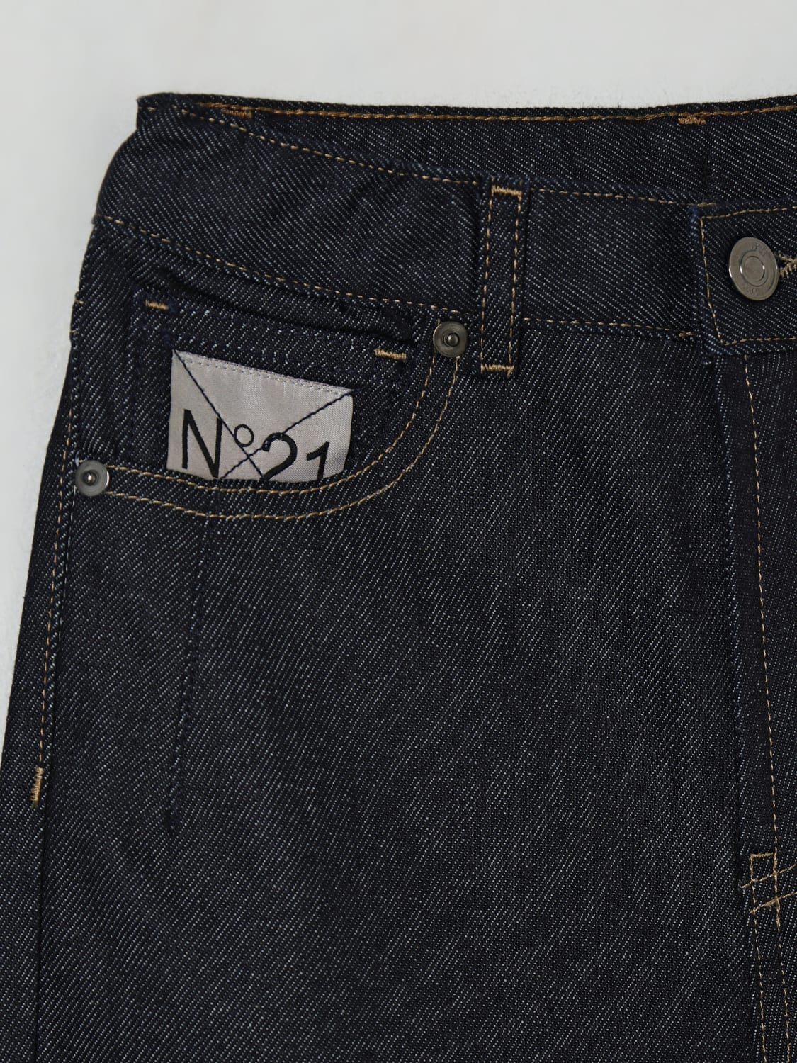 N° 21 JEANS: Pants kids N° 21, Denim - Img 3