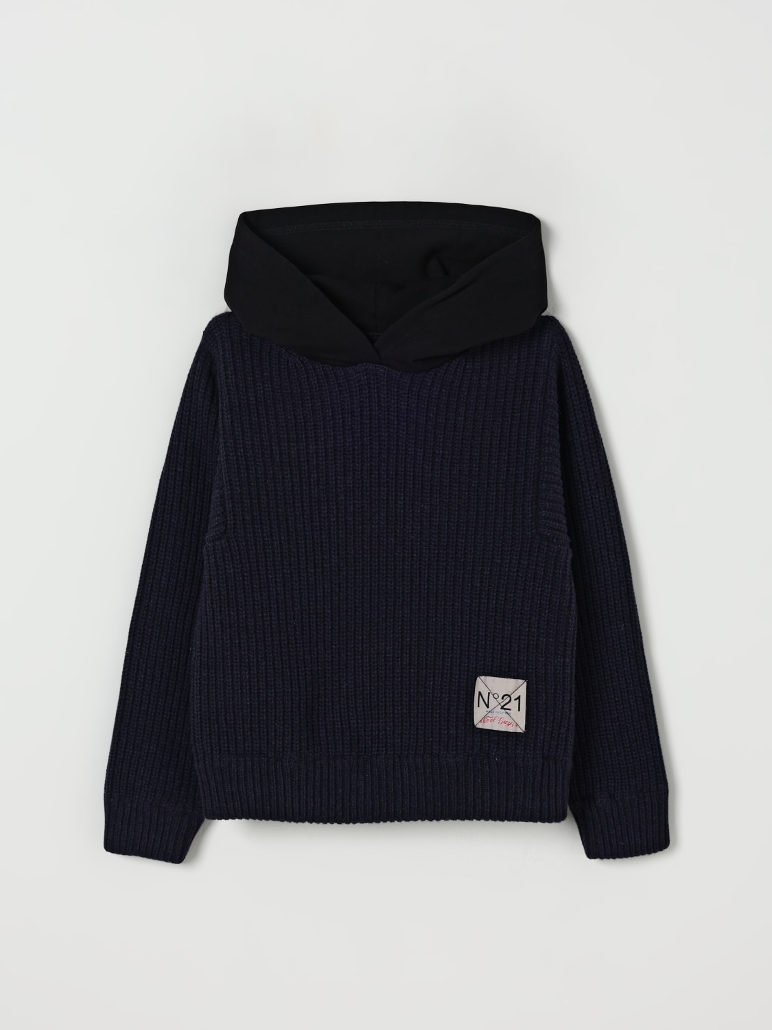 N° 21 PULL: Pull enfant N° 21, Bleu - Img 1