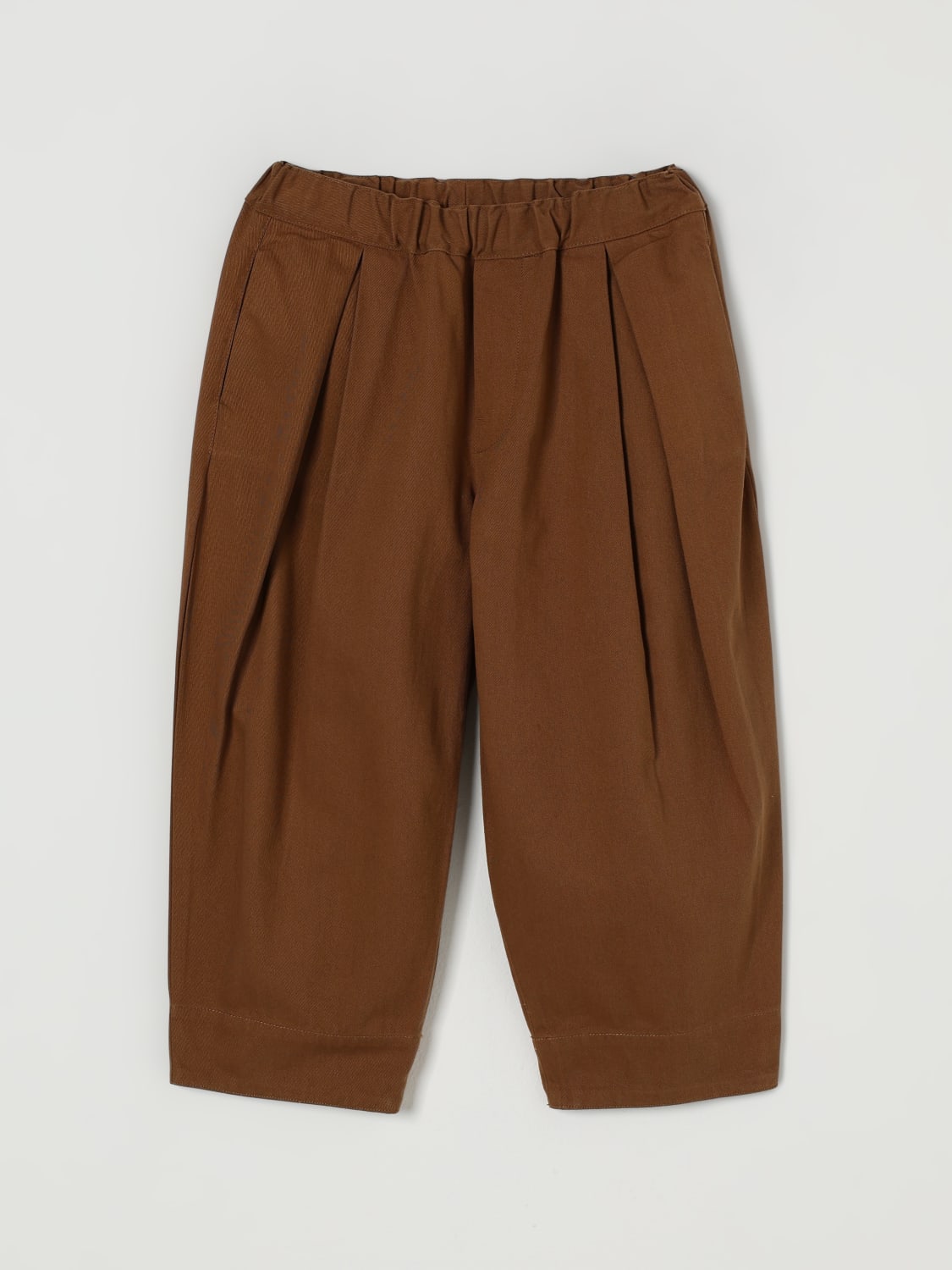 MARNI PANTALONES: Pantalón niños Marni, Marrón - Img 1