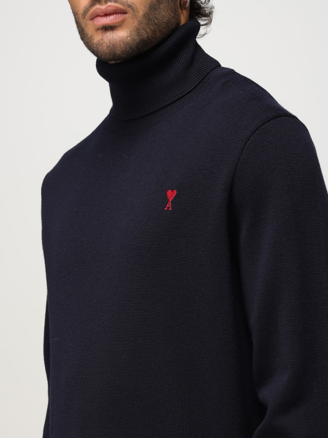 AMI PARIS SWEATER: Sweater men Ami Paris, Blue - Img 3