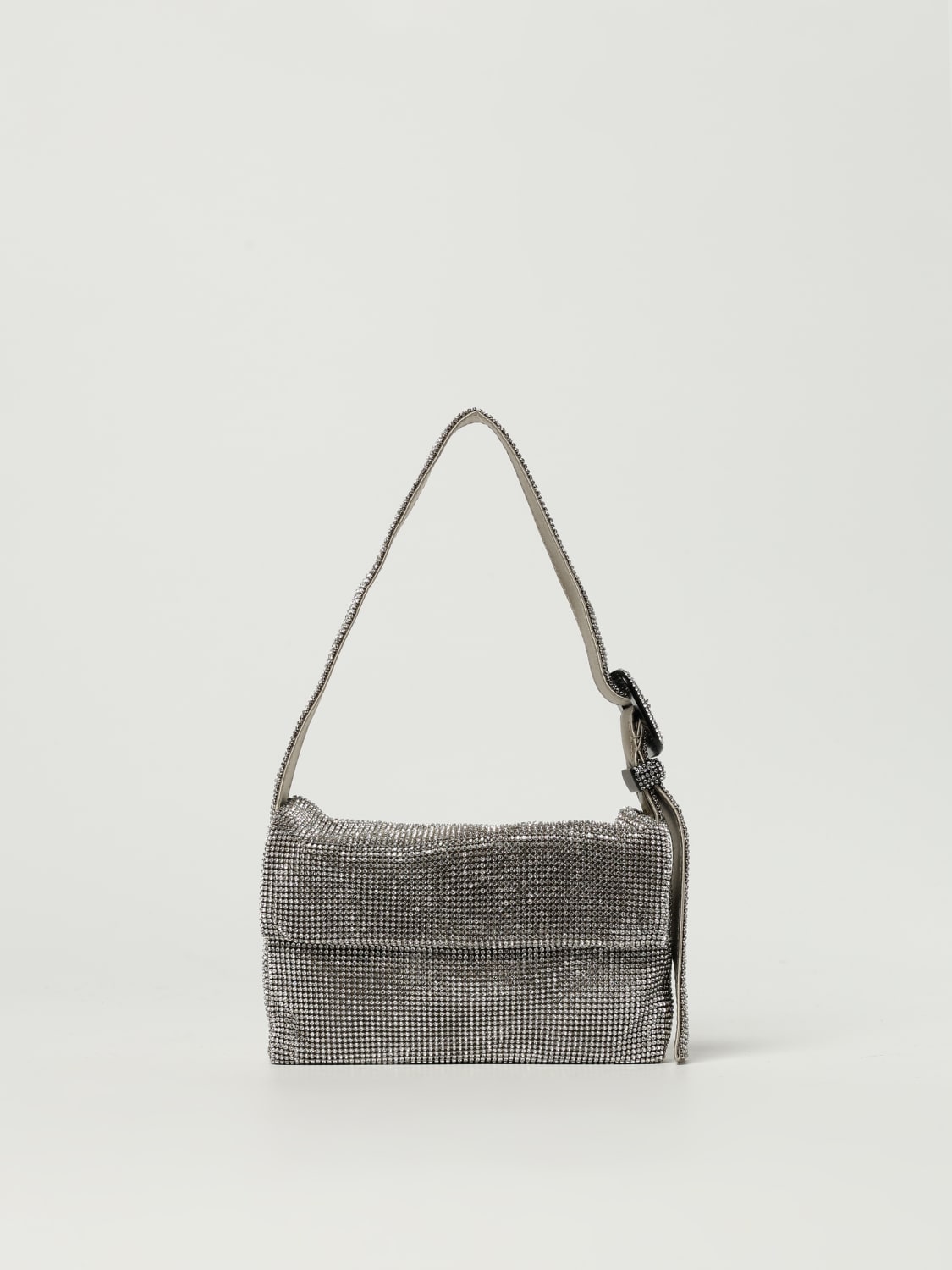 BENEDETTA BRUZZICHES MINI BAG: Crossbody bags woman Benedetta Bruzziches, Silver - Img 1