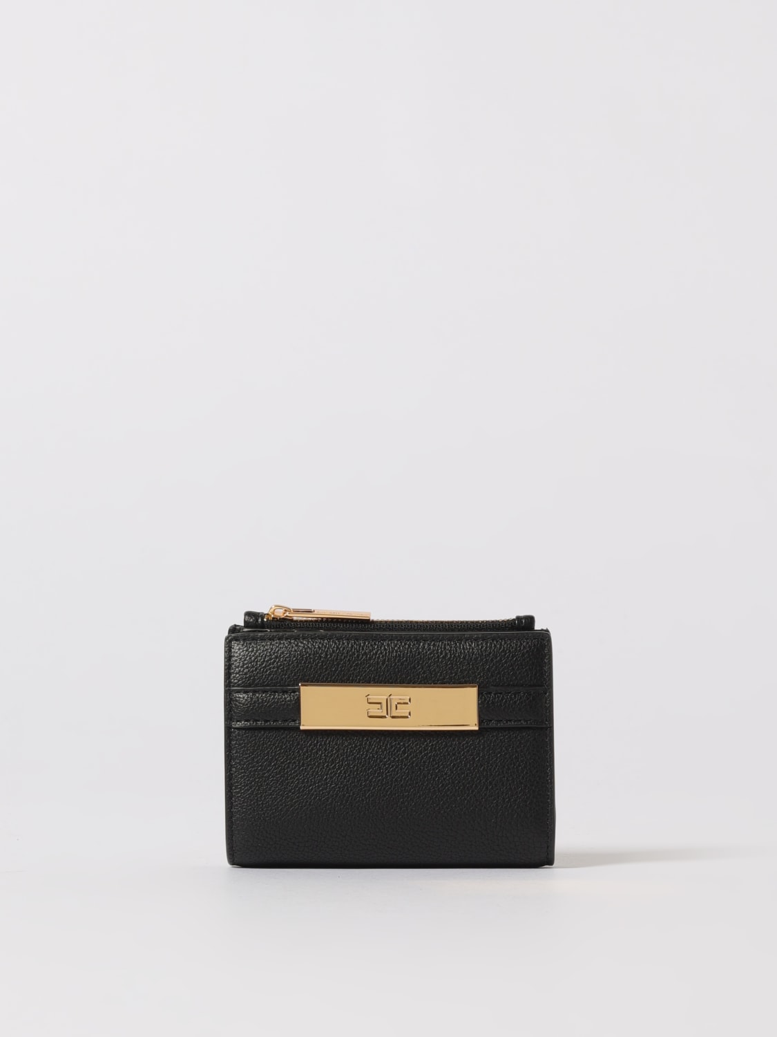 ELISABETTA FRANCHI PORTAFOGLIO: Portafoglio in pelle sintetica Elisabetta Franchi, Nero - Img 1
