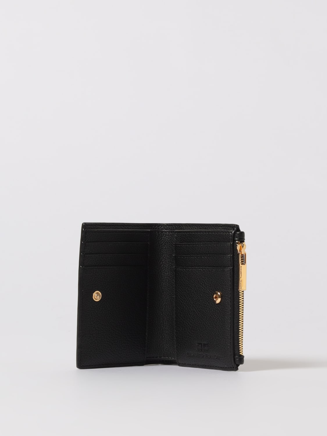 ELISABETTA FRANCHI PORTAFOGLIO: Portafoglio in pelle sintetica Elisabetta Franchi, Nero - Img 2