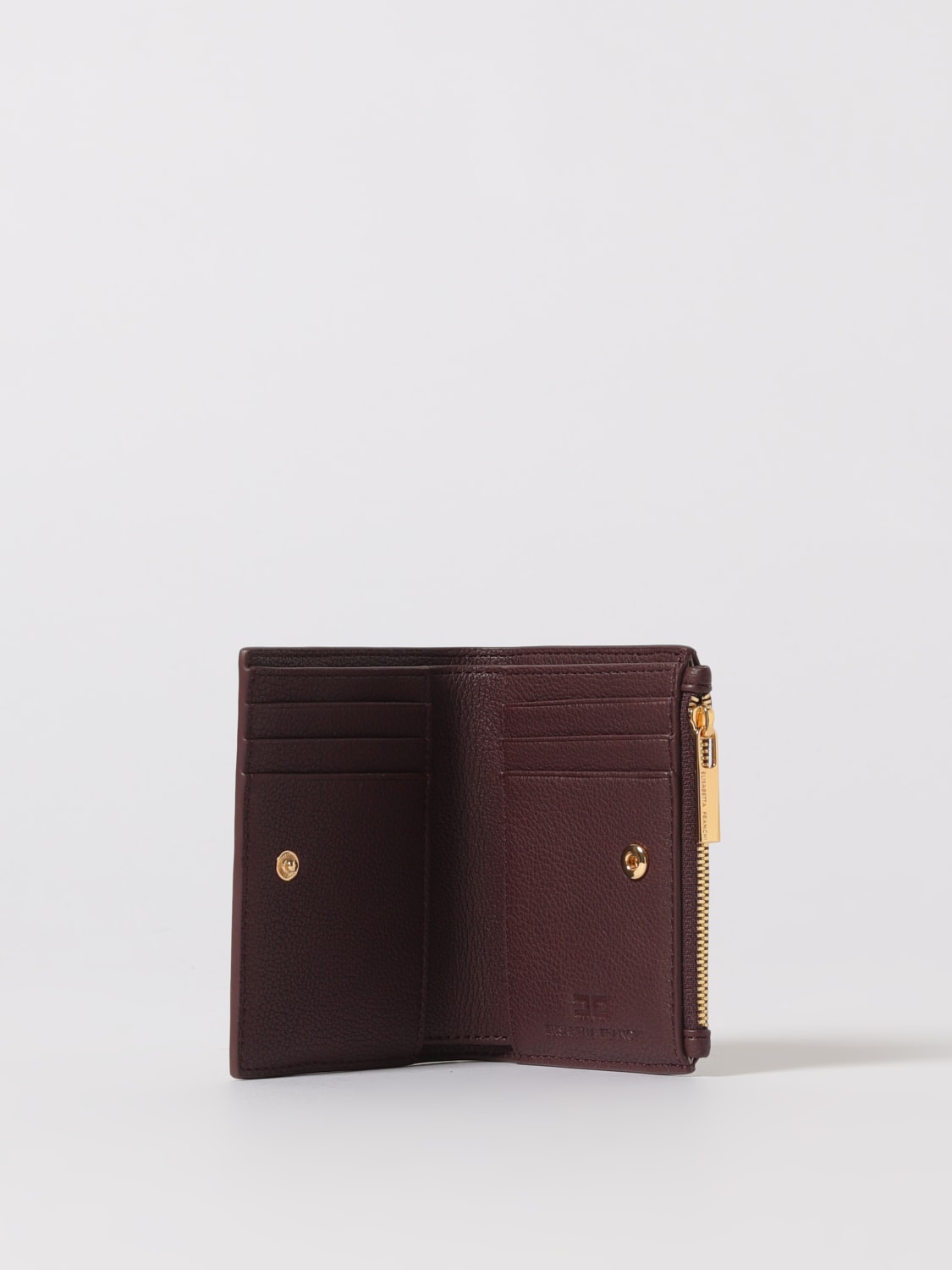 ELISABETTA FRANCHI PORTAFOGLIO: Portafoglio in pelle sintetica Elisabetta Franchi, Rosso - Img 2