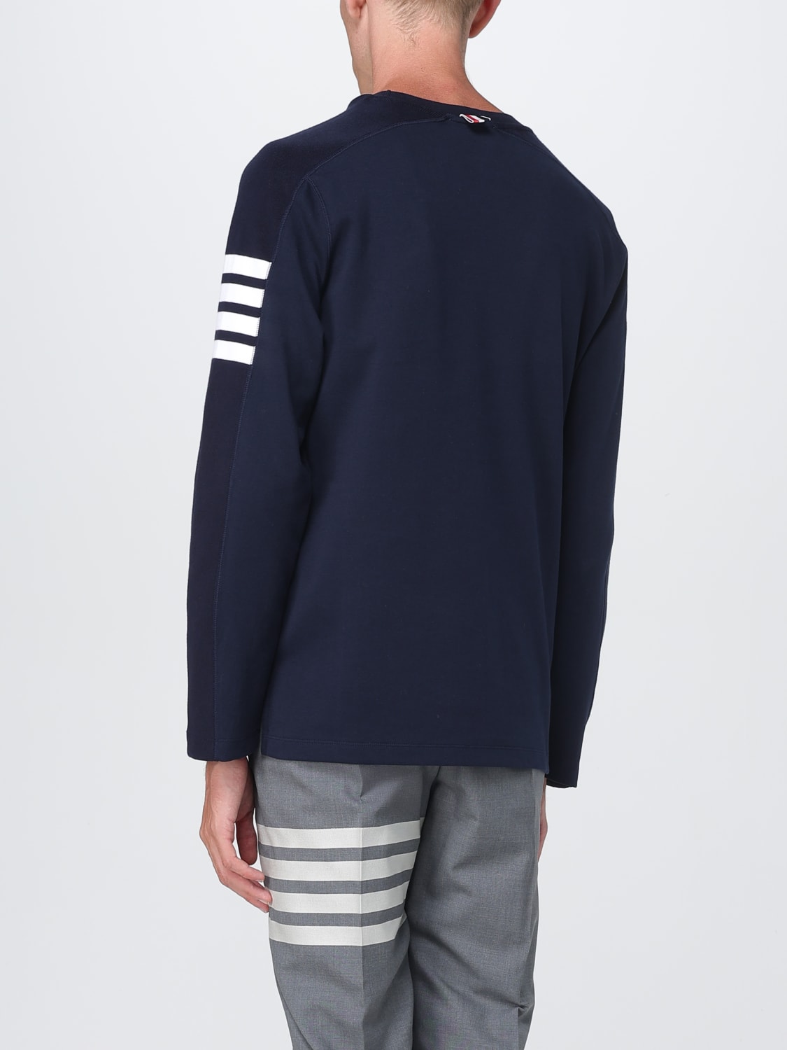 THOM BROWNE SWEATSHIRT: Sweatshirt men Thom Browne, Blue - Img 3