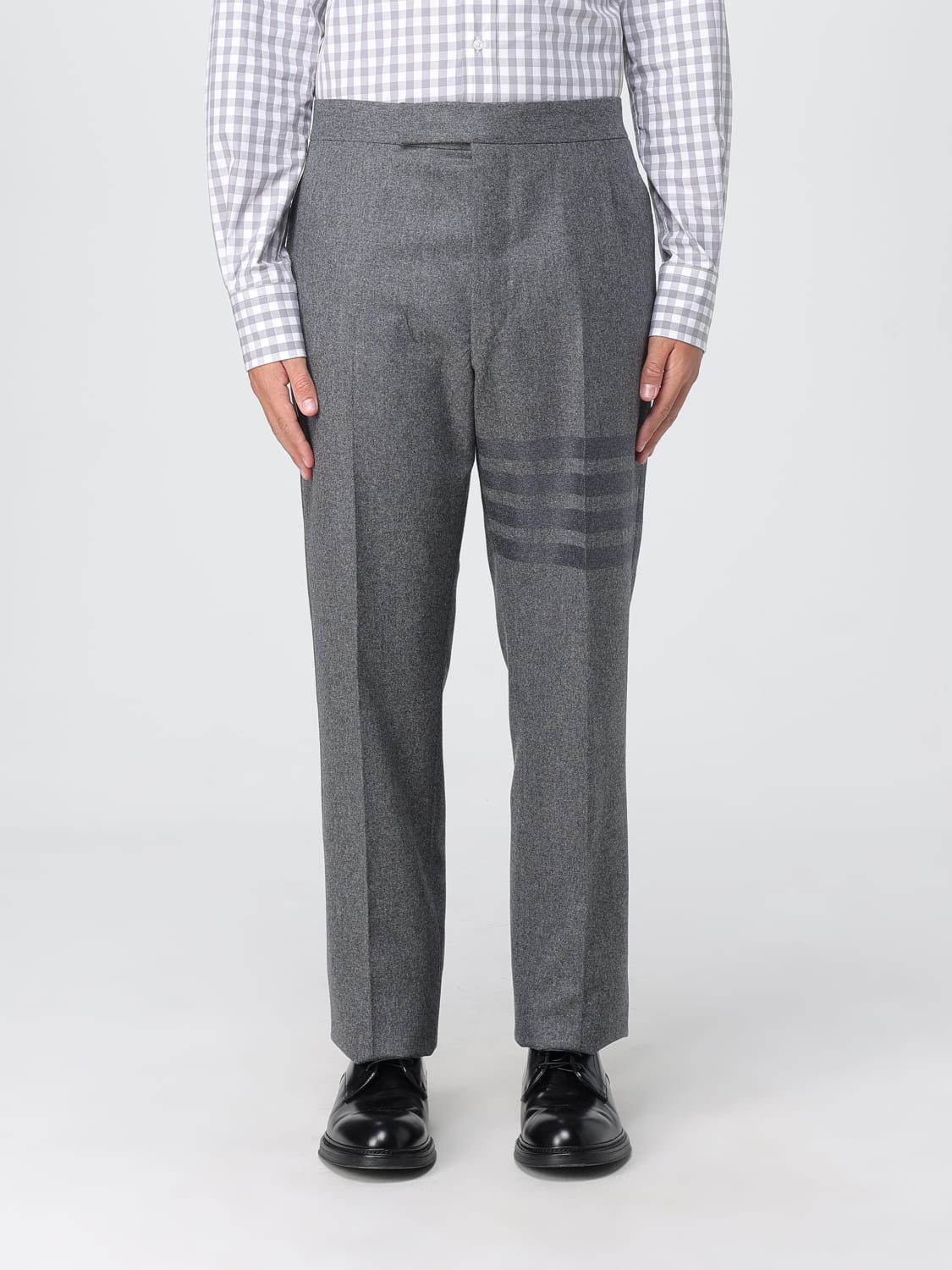 THOM BROWNE PANTS: Pants men Thom Browne, Grey - Img 1