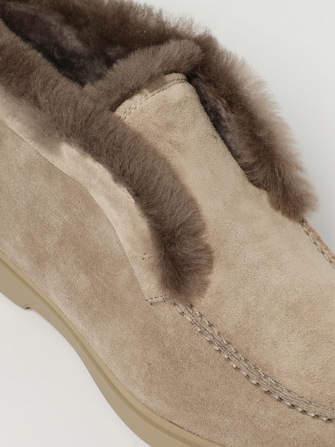 SANTONI BOOTS: Sneakers woman Santoni, Brown - Img 4