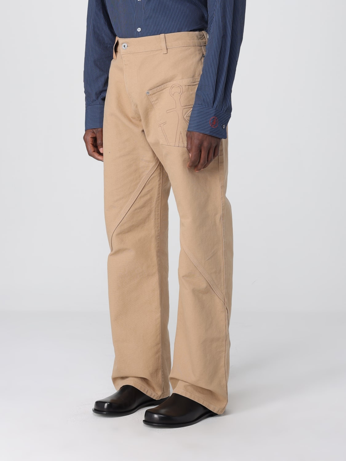 JW ANDERSON JEANS: Jeans men Jw Anderson, Beige - Img 4