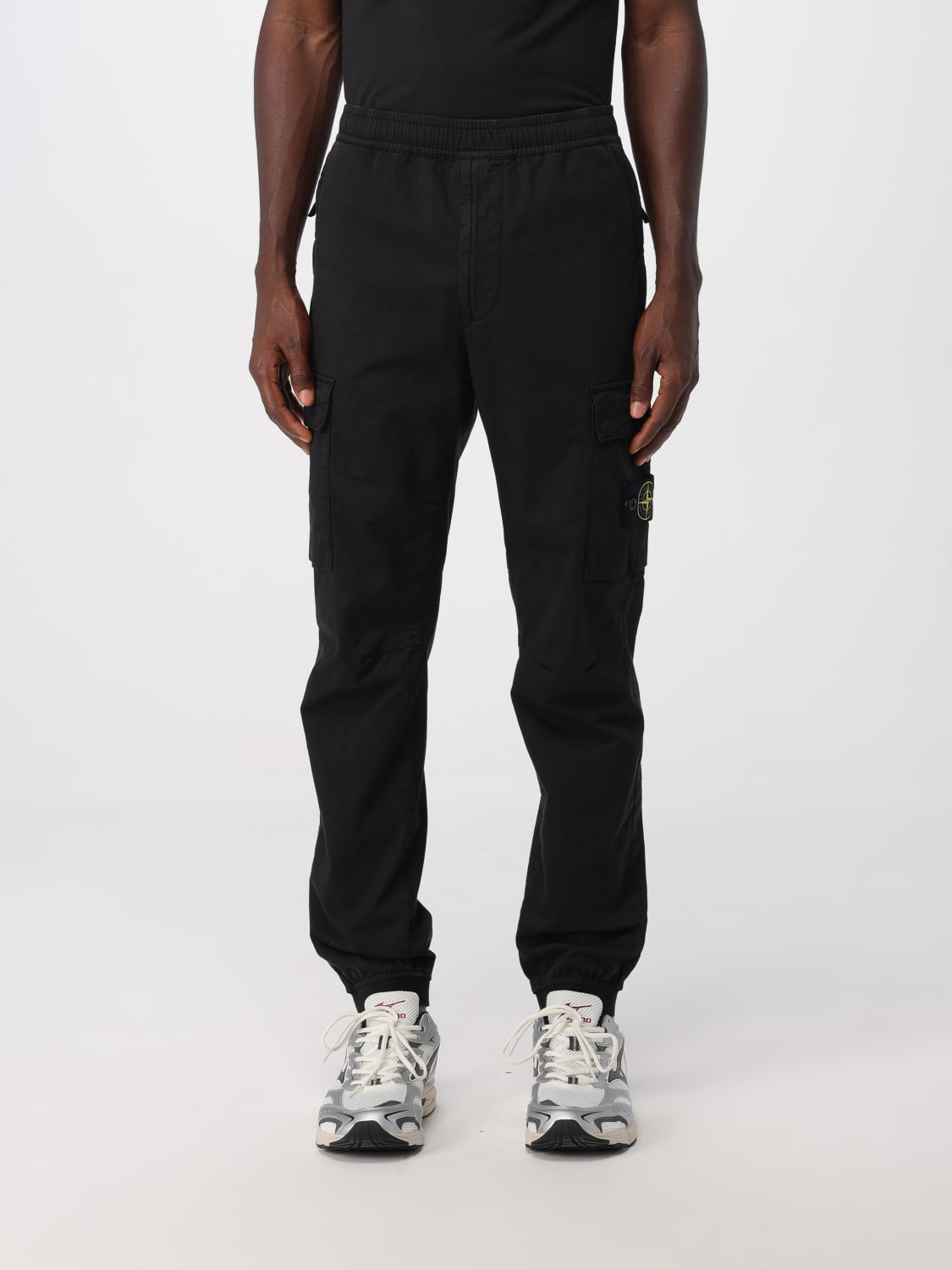 STONE ISLAND PANTS: Pants men Stone Island, Black - Img 1