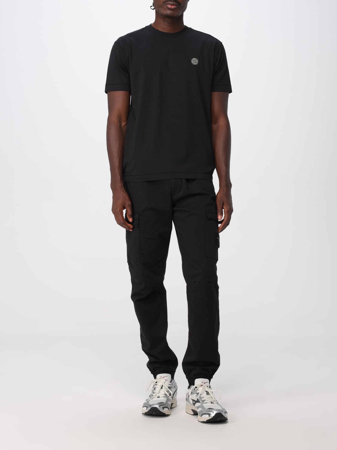 STONE ISLAND PANTS: Pants men Stone Island, Black - Img 2