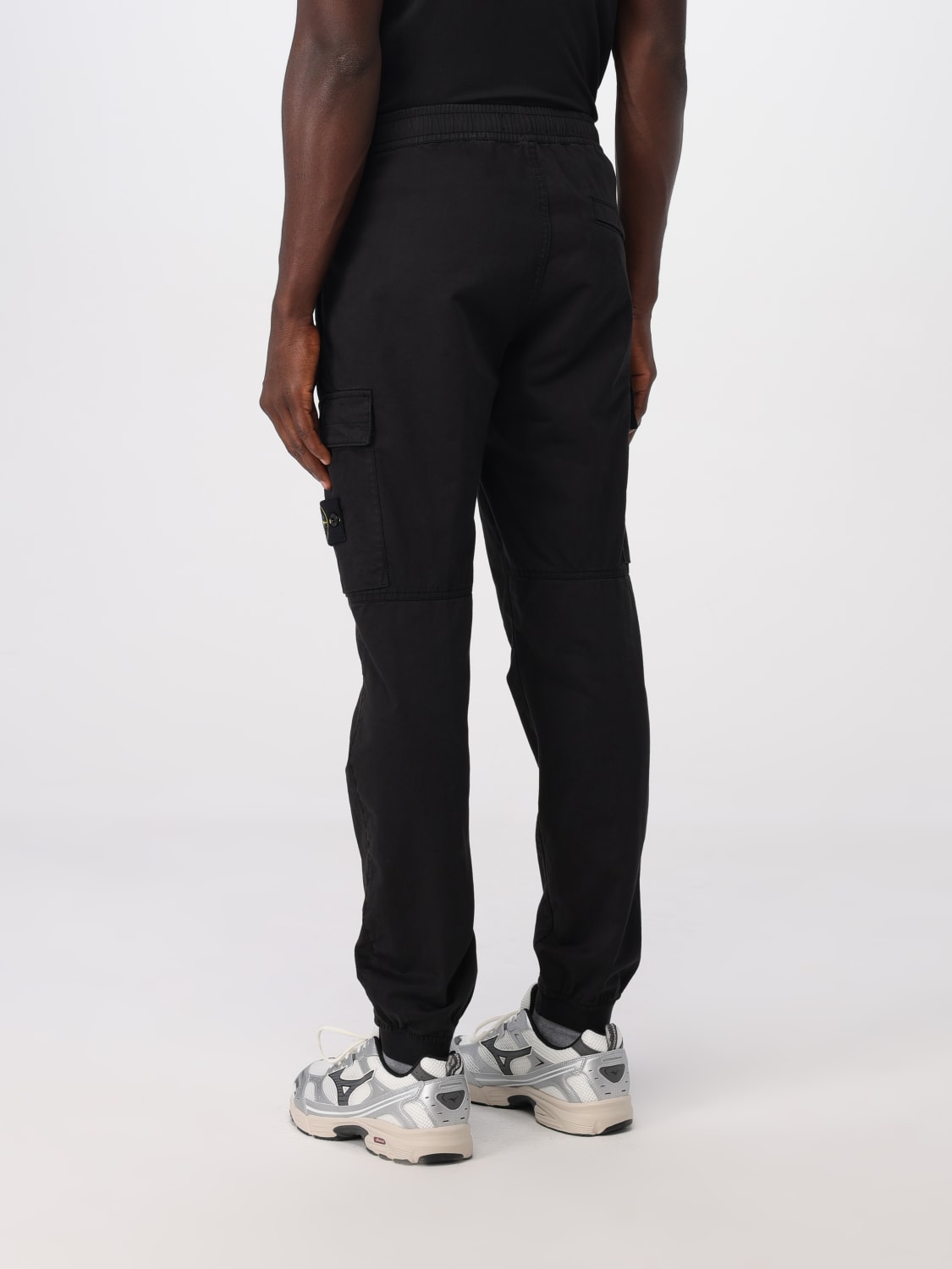 STONE ISLAND PANTS: Pants men Stone Island, Black - Img 3