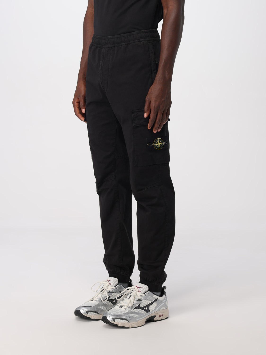 STONE ISLAND PANTS: Pants men Stone Island, Black - Img 4