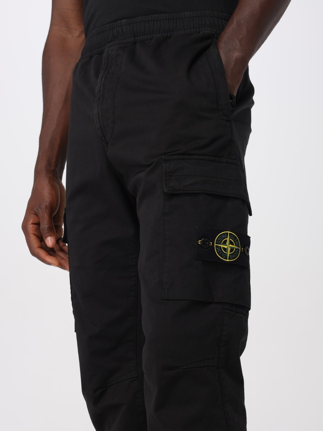 STONE ISLAND PANTS: Pants men Stone Island, Black - Img 5
