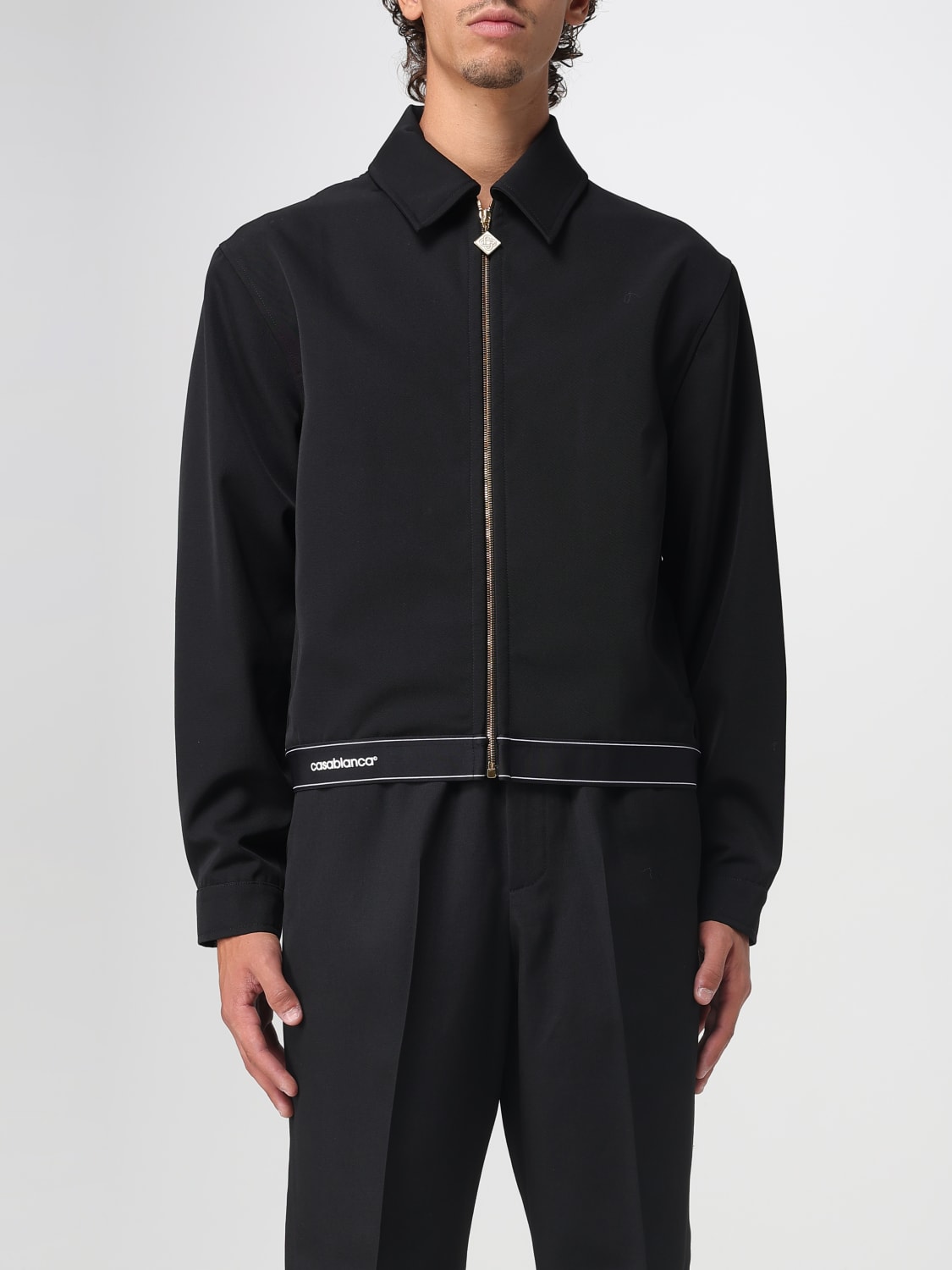 CASABLANCA 外套: 西服外套 男士 Casablanca, 黑色 - Img 1