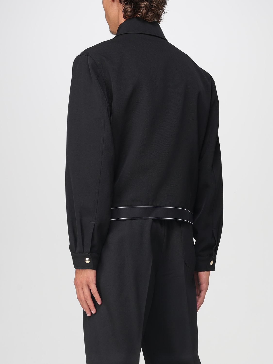 CASABLANCA 外套: 西服外套 男士 Casablanca, 黑色 - Img 3