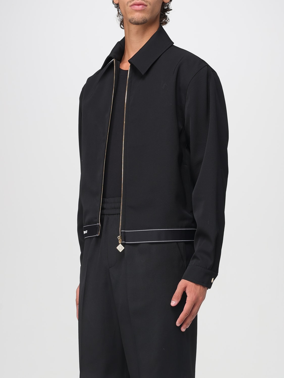 CASABLANCA 外套: 西服外套 男士 Casablanca, 黑色 - Img 4