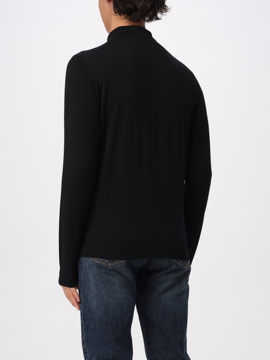 DRUMOHR POLO: Polo herren Drumohr, Schwarz - Img 2