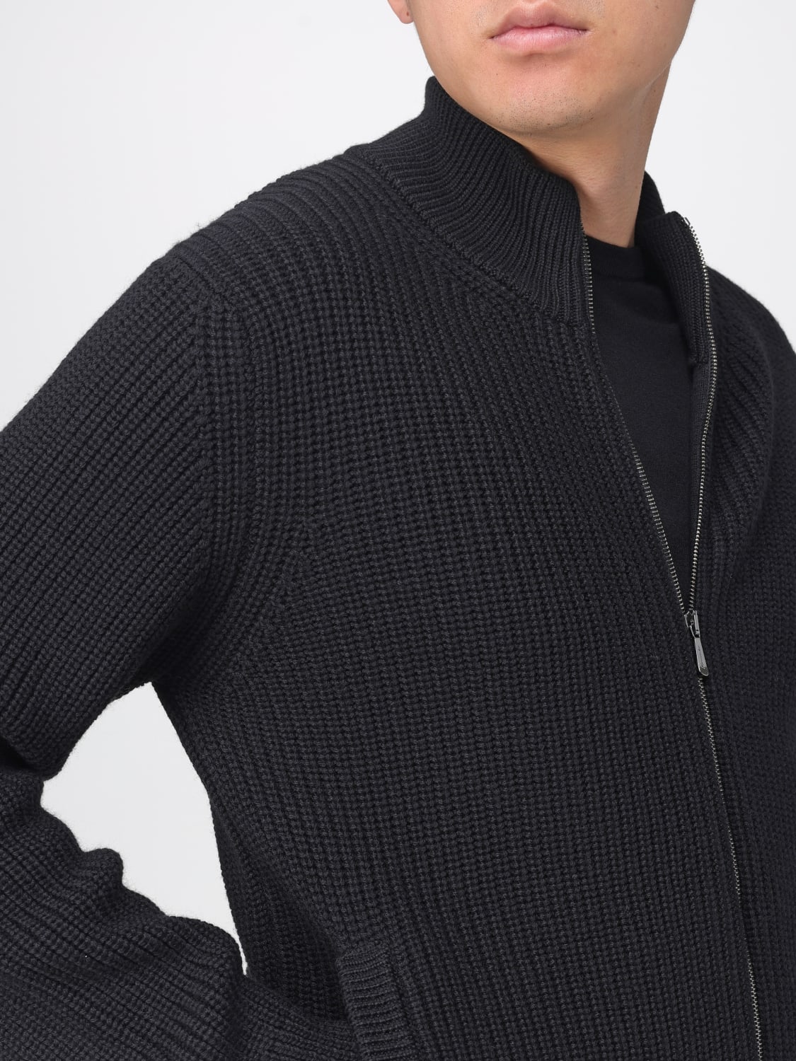 DRUMOHR SWEATER: Cardigan men Drumohr, Black - Img 4