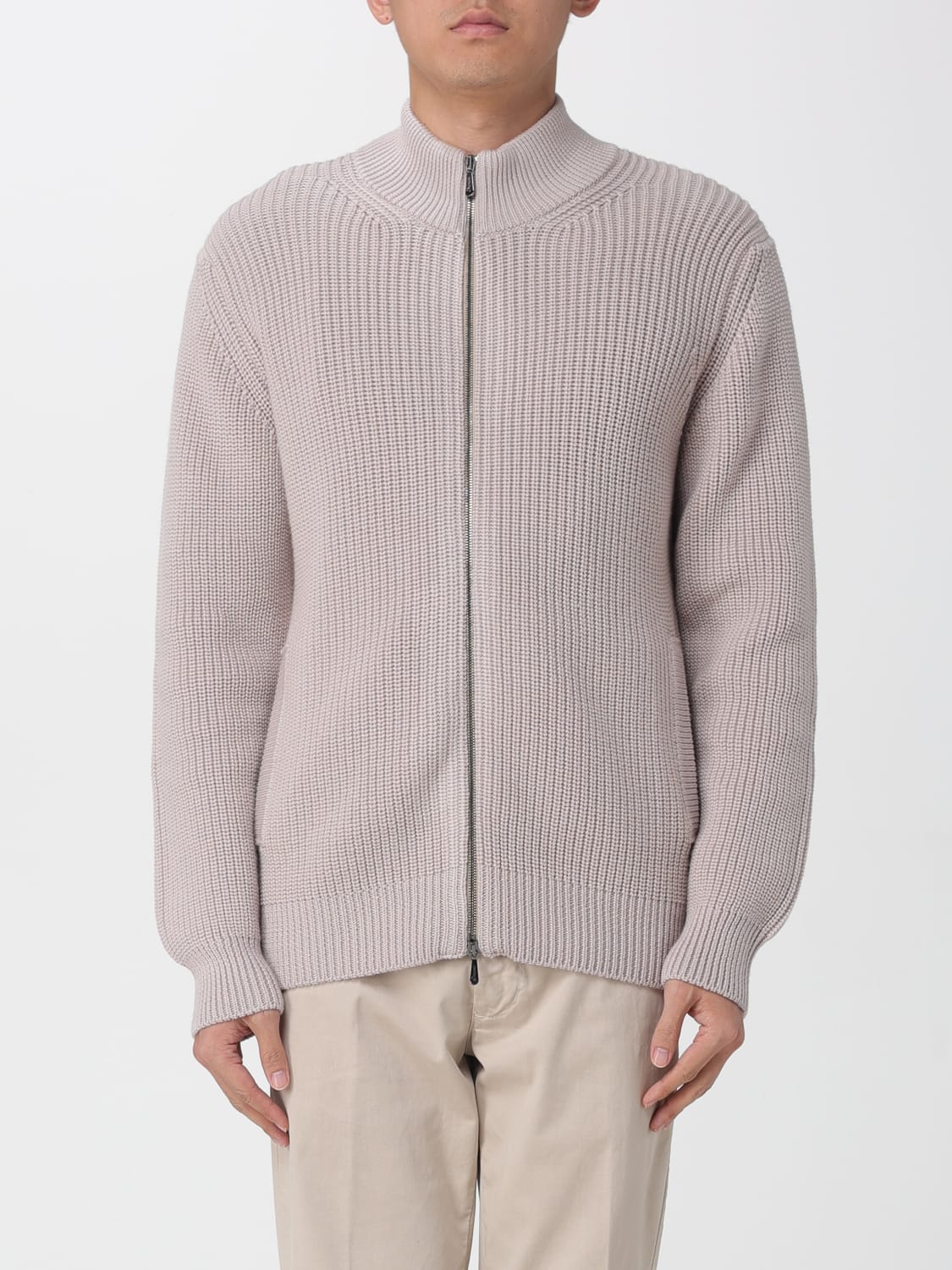 DRUMOHR JERSEY: Cárdigan hombre Drumohr, Crema - Img 1