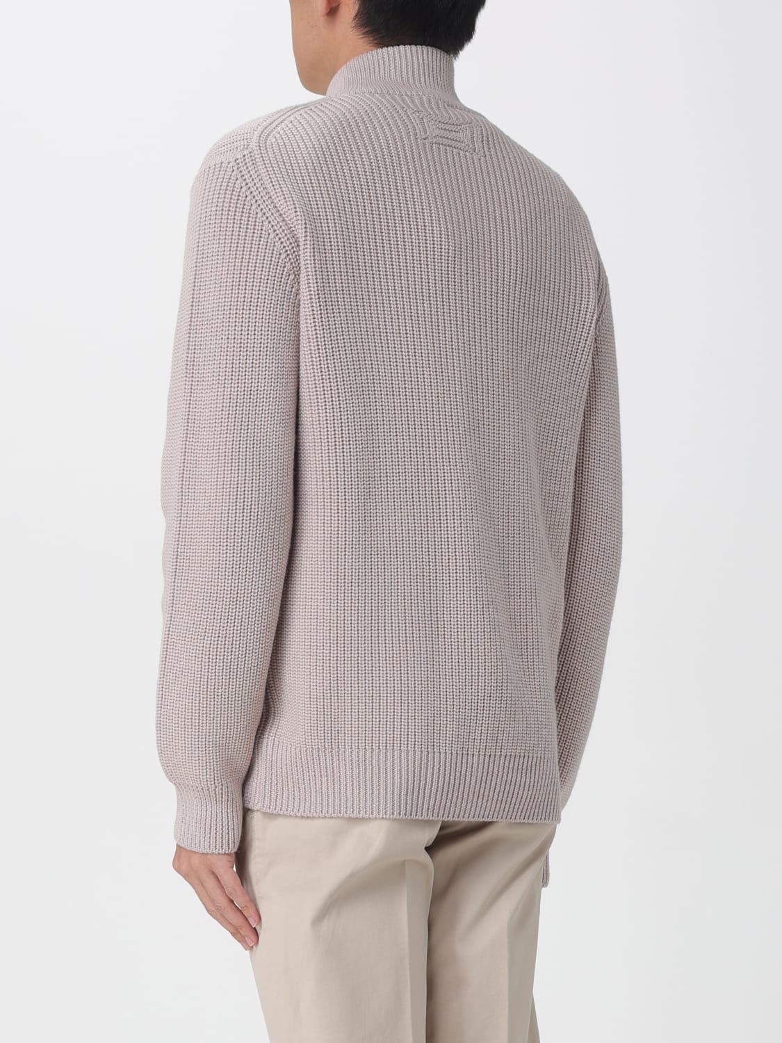 DRUMOHR JERSEY: Cárdigan hombre Drumohr, Crema - Img 2