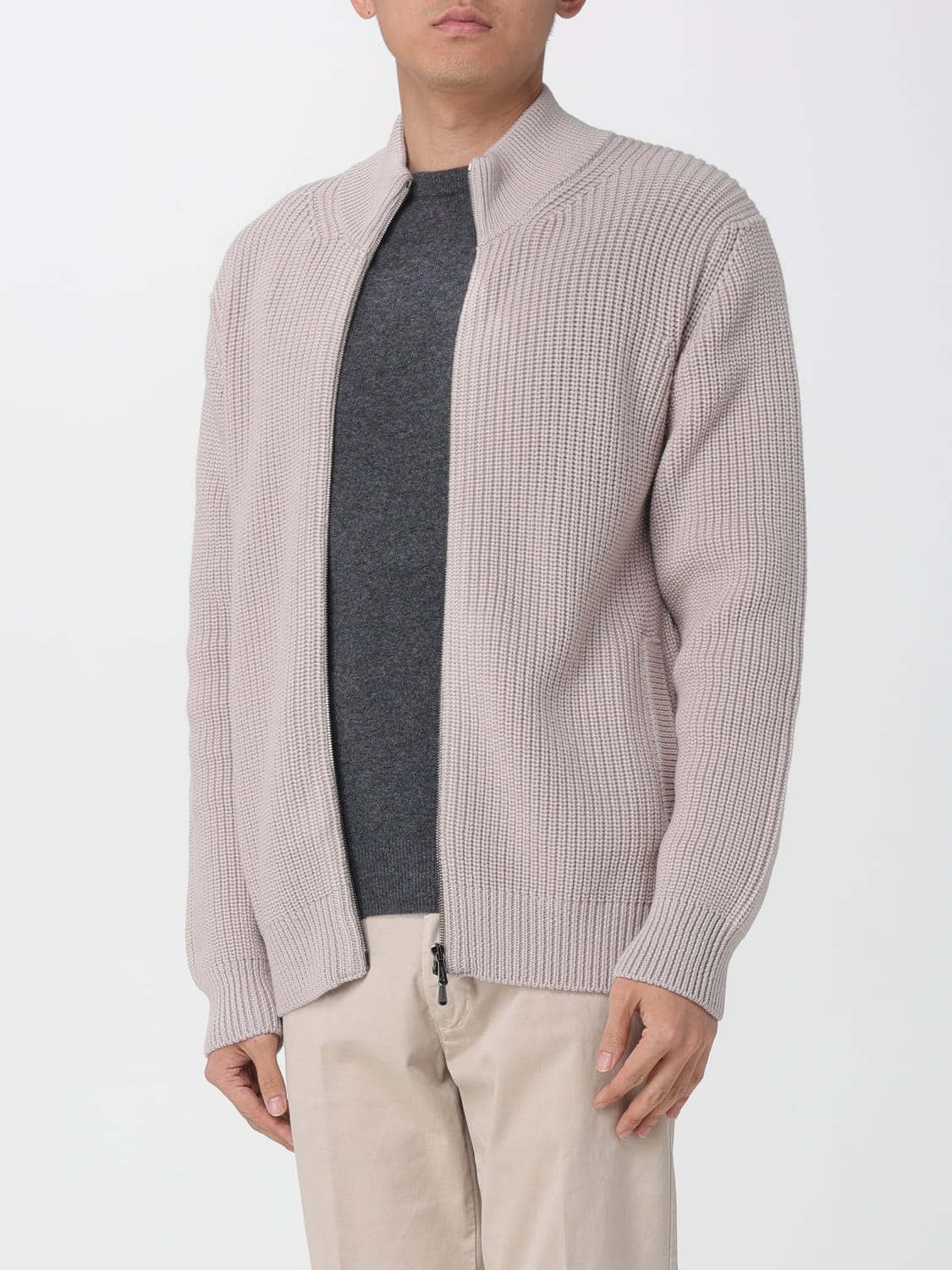 DRUMOHR JERSEY: Cárdigan hombre Drumohr, Crema - Img 3