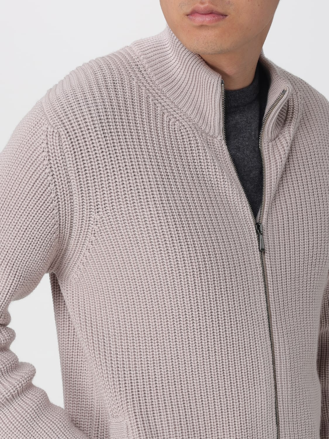 DRUMOHR JERSEY: Cárdigan hombre Drumohr, Crema - Img 4