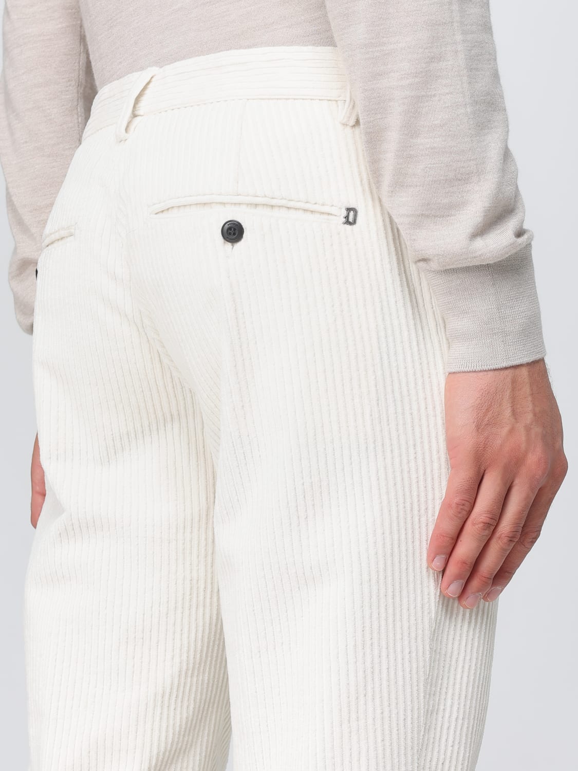 DONDUP HOSE: Hose herren Dondup, Cream - Img 3
