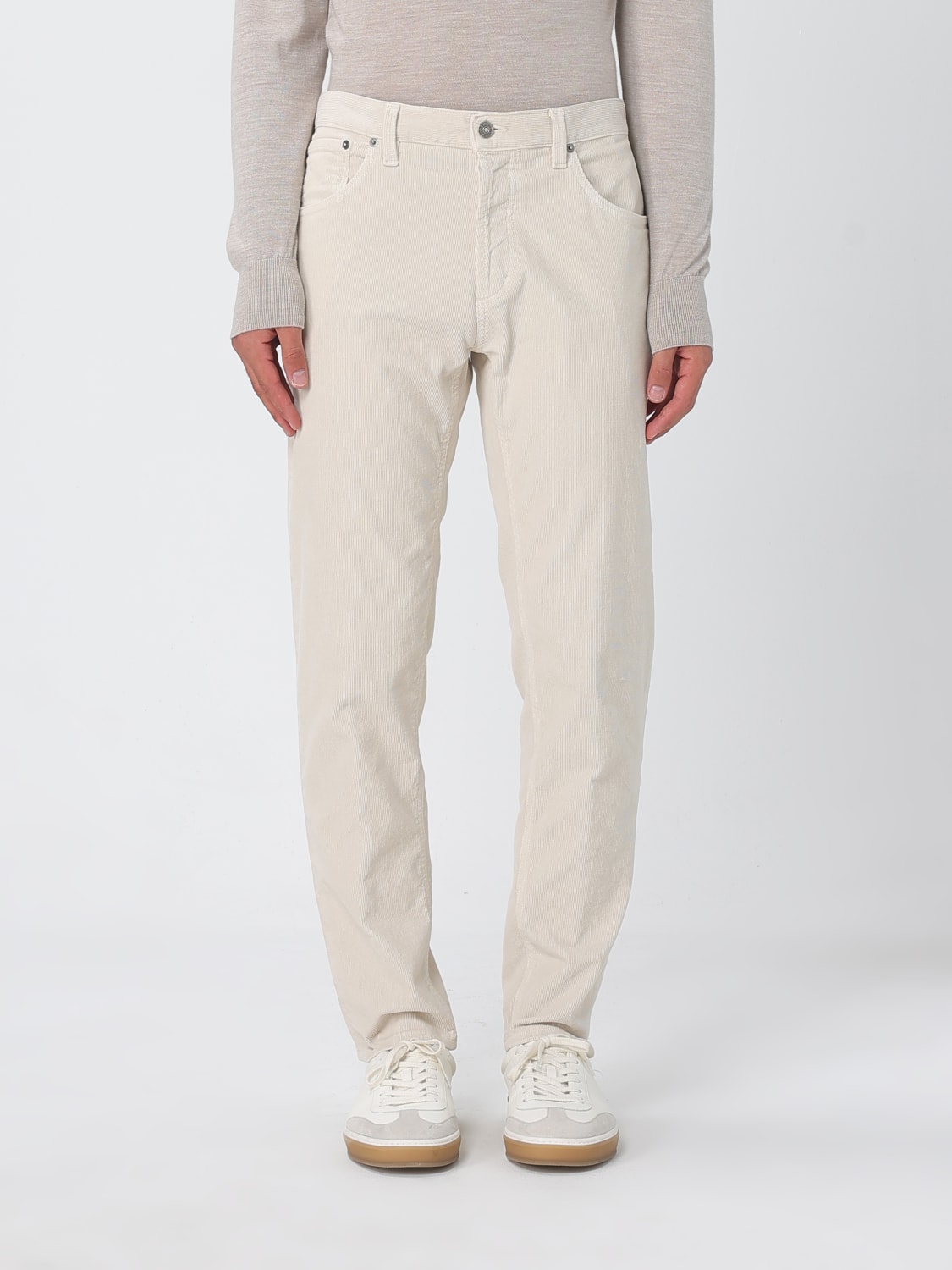 DONDUP PANTS: Pants men Dondup, White - Img 1